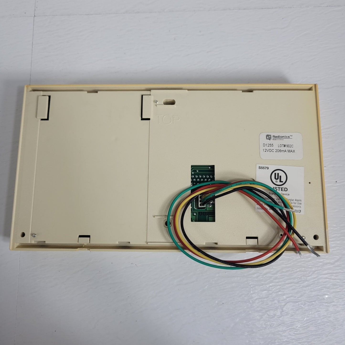 Bosch Radionics D1255 Alpha Numeric Command Center Alarm Keypad
