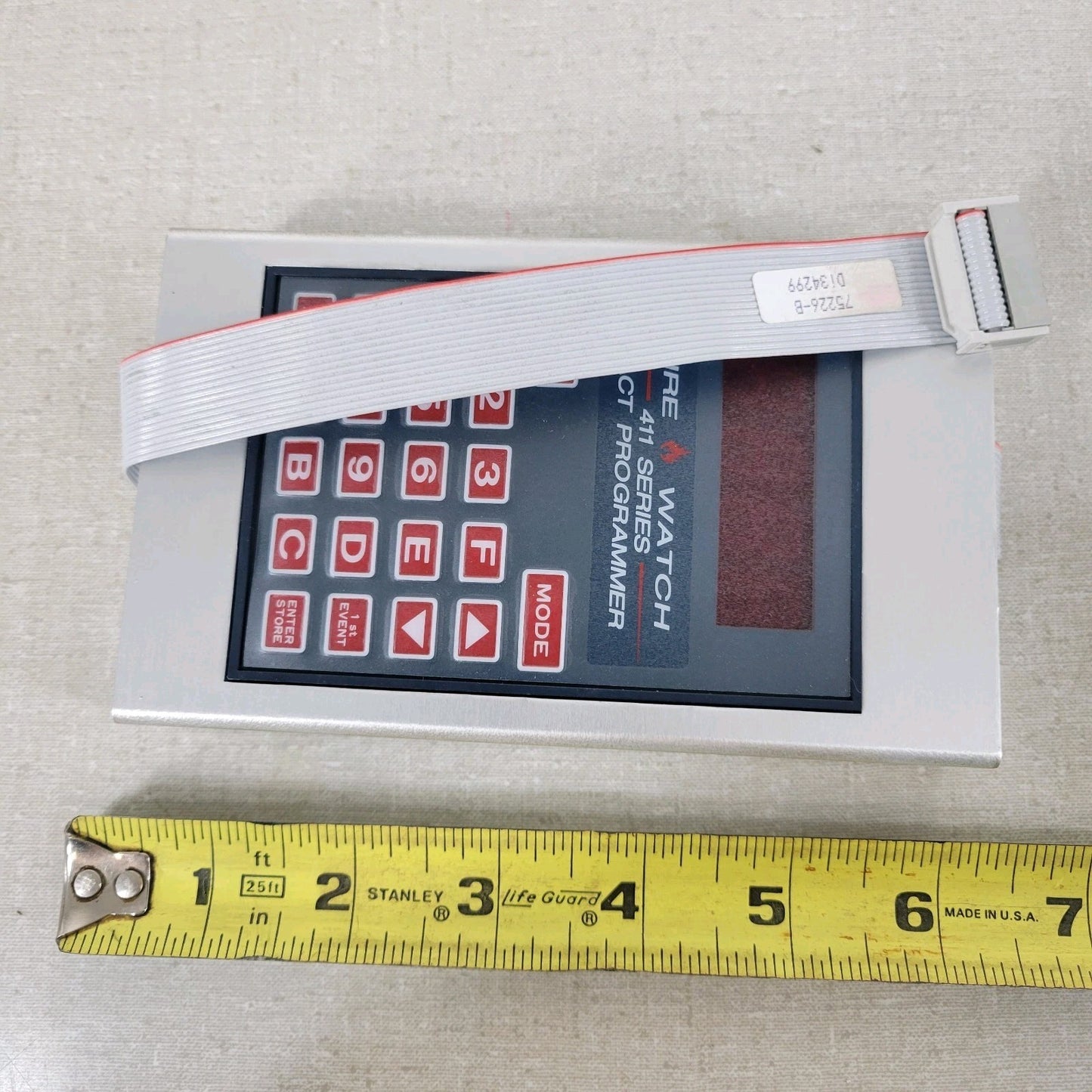 Fire-Lite PRO-411 UD DACT Handheld Programmer Fire Alarm With Documentation
