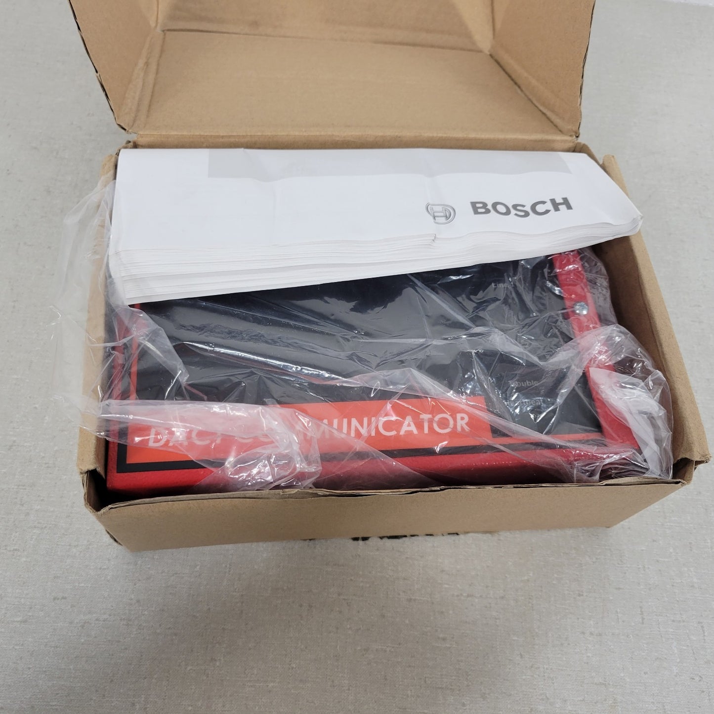 Bosch FPT-DACT Communicator Box Dialer HOUSING With All Cables Fire Alarm Red