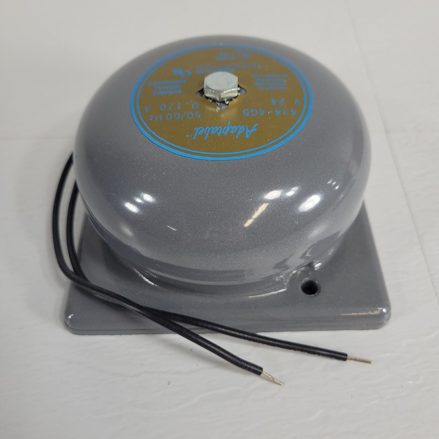Edwards 434-4G5 Adaptabel Alarm Bell 24 VAC 50/60Hz Audible Signal Appliance