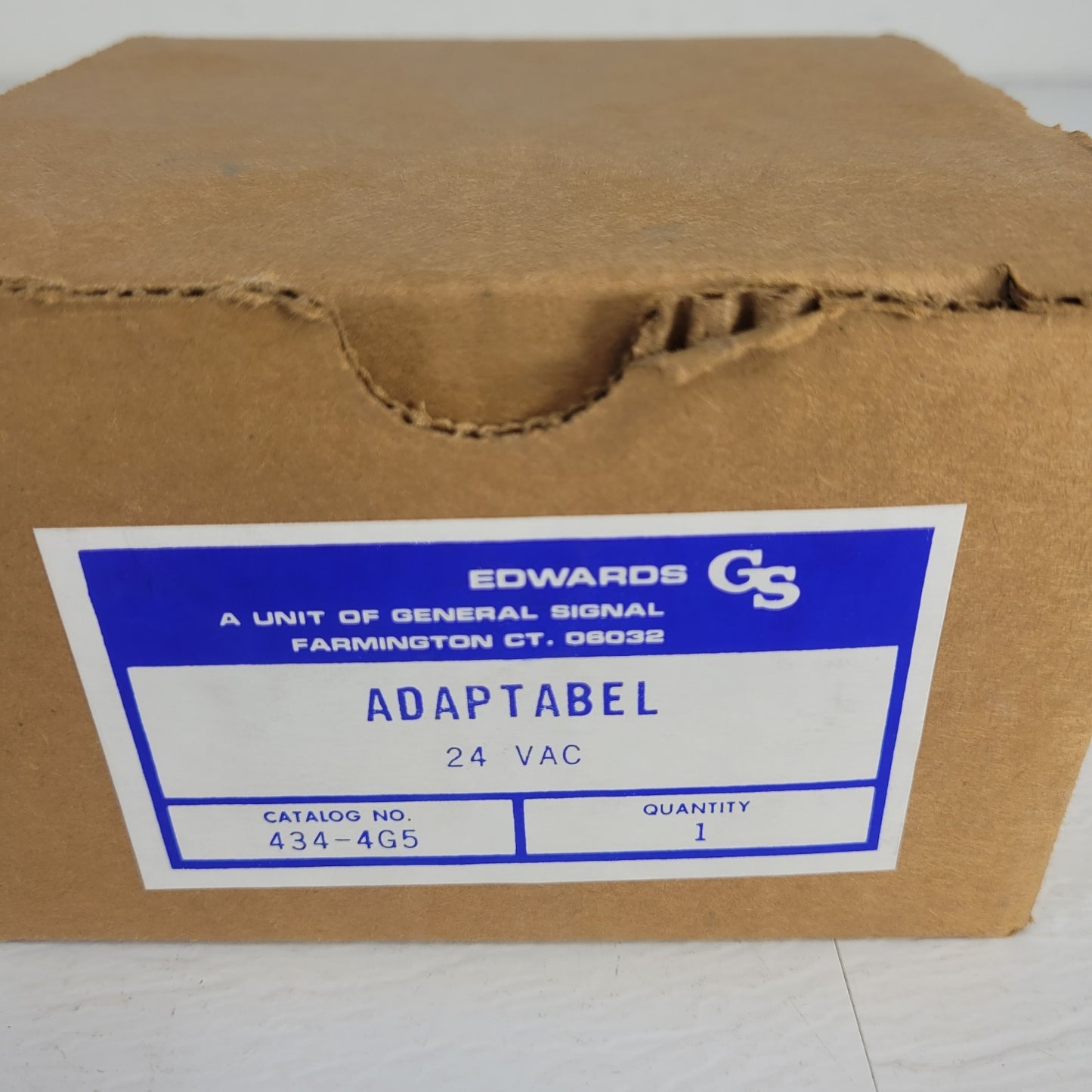 Edwards 434-4G5 Adaptabel Alarm Bell 24 VAC 50/60Hz Audible Signal Appliance