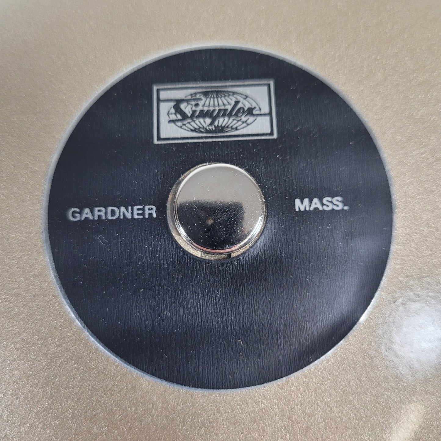 Simplex 624-502 6" Beige Gong Type 7 Bell - Dome Only, No Ringer