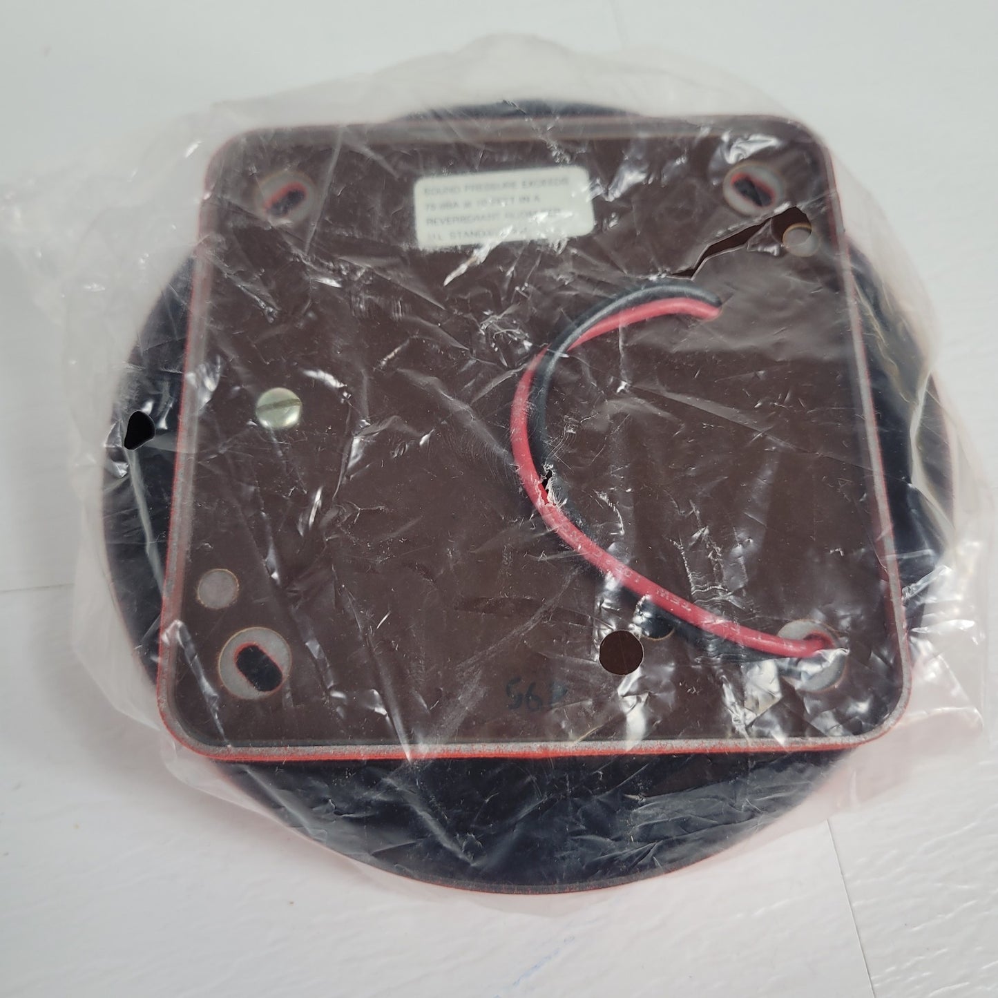 Fire Control Instruments FCI BP-24-6 Red Alarm Bell 18 to 31.2 VDC 0.063A