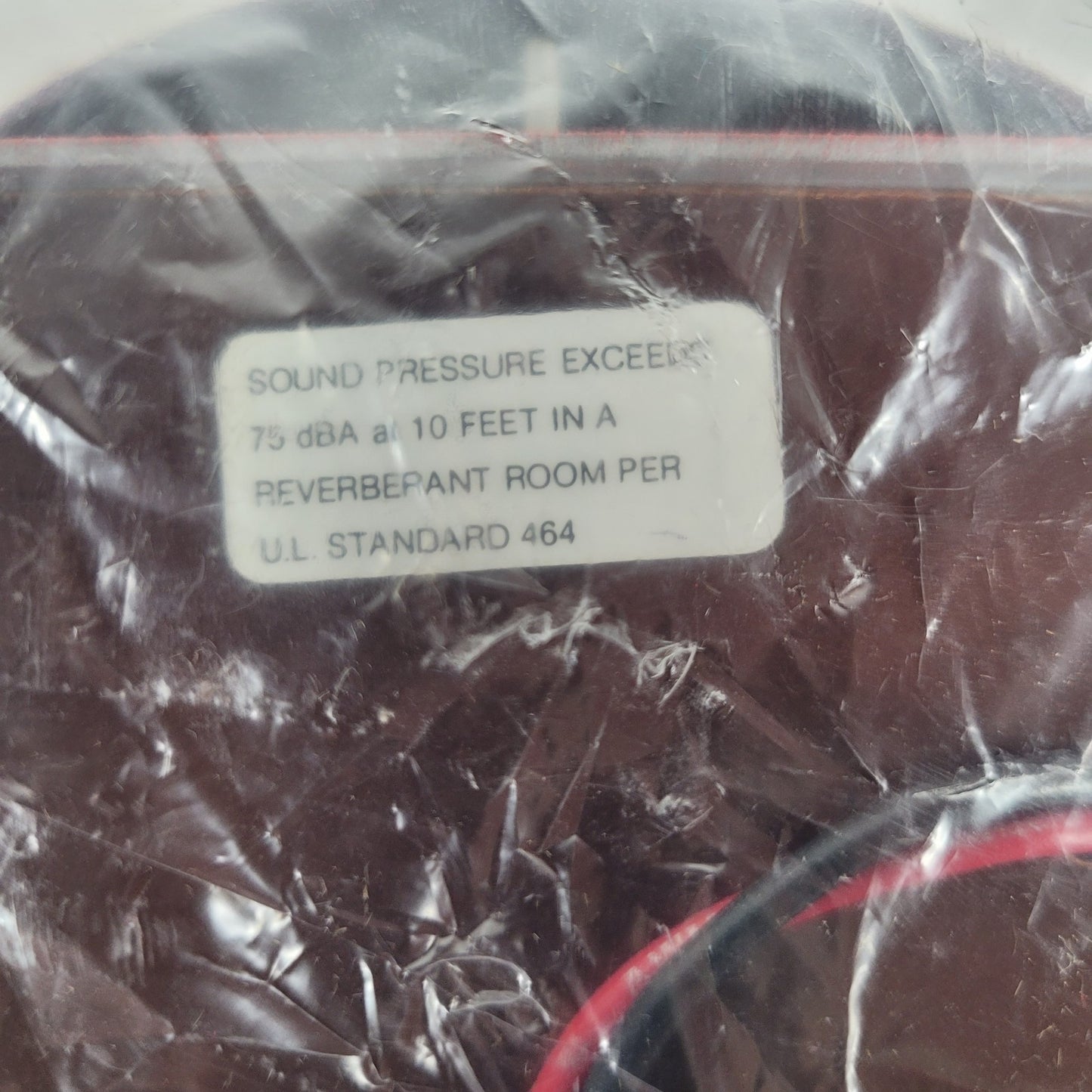 Fire Control Instruments FCI BP-24-6 Red Alarm Bell 18 to 31.2 VDC 0.063A