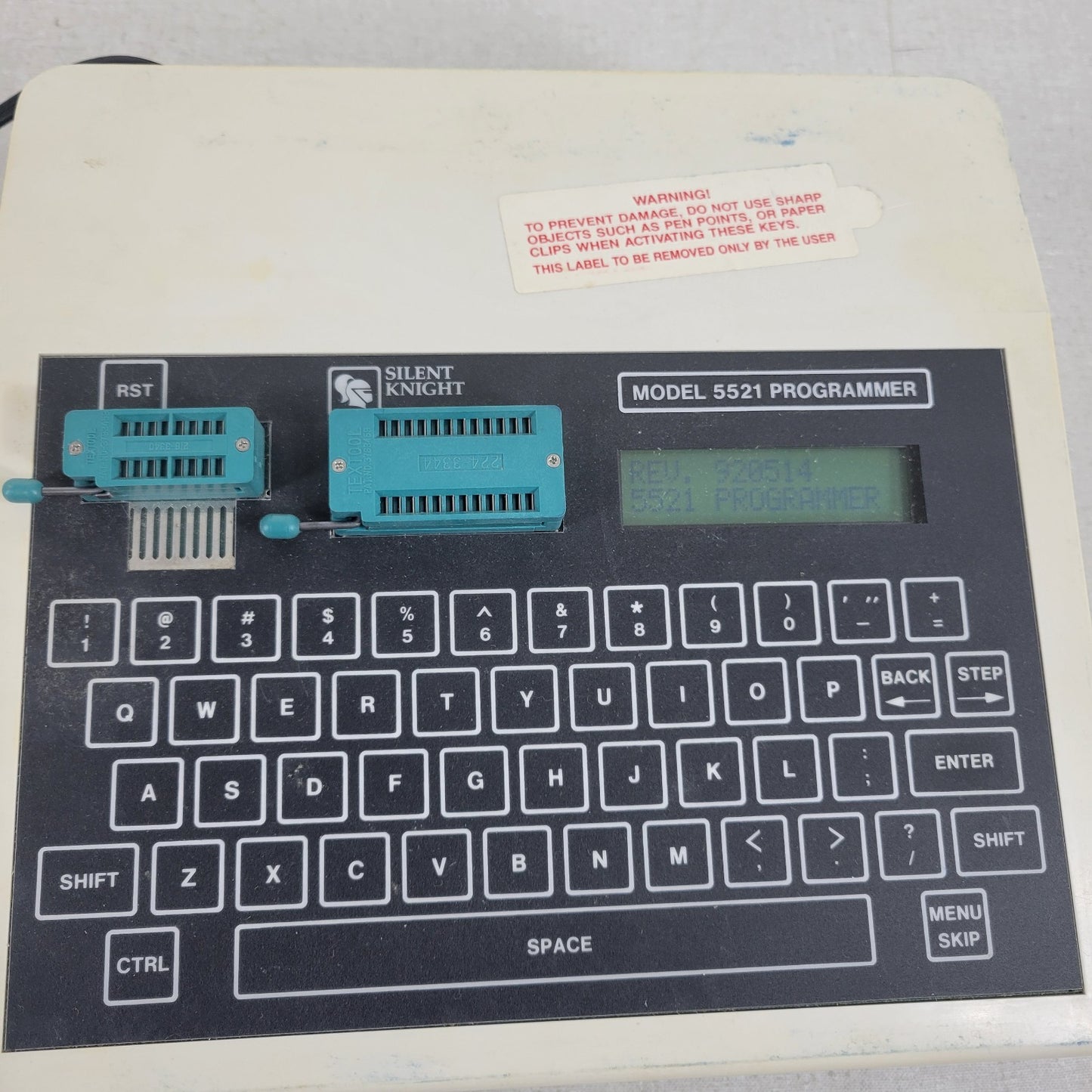 Vintage SILENT KNIGHT 5521 Fire Control IC Programmer and Communicator Turns On