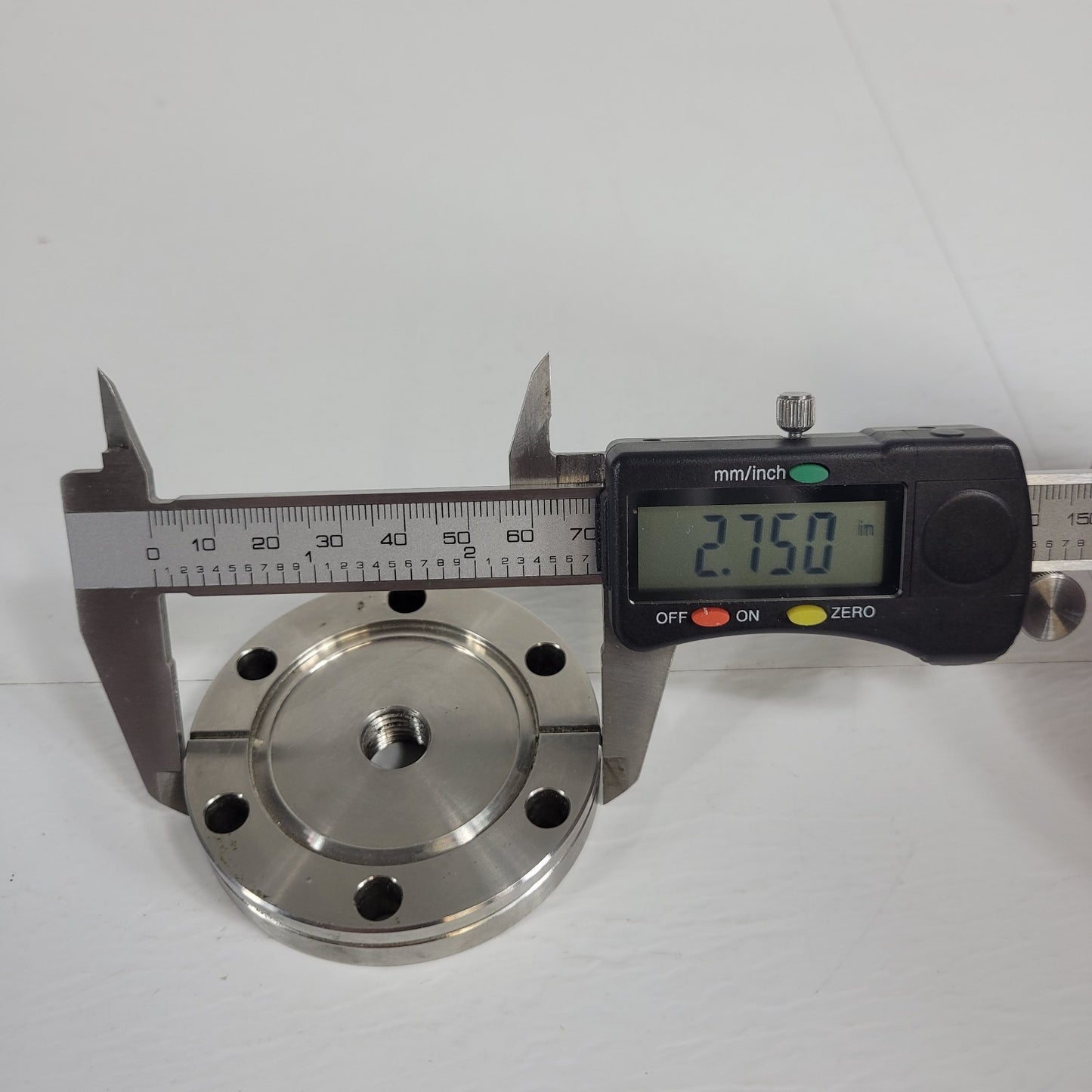 Conflat 2.75" CF DN35CF Female NPT 1/4" Threaded Flange SS Ultra High Vacuum UHV