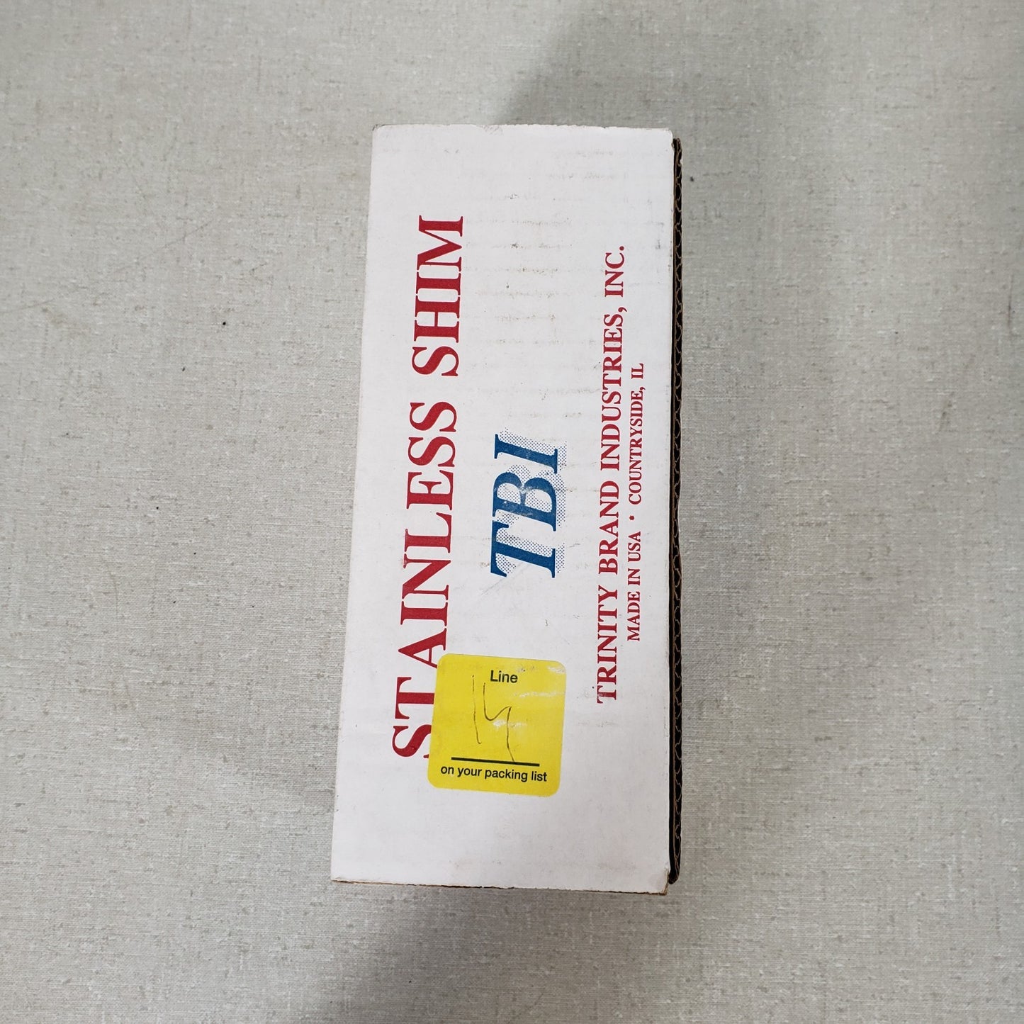 Stainless Steel Shim TBI Stock Roll 6" x 50" 0.0005" Thick 2787 SN-X