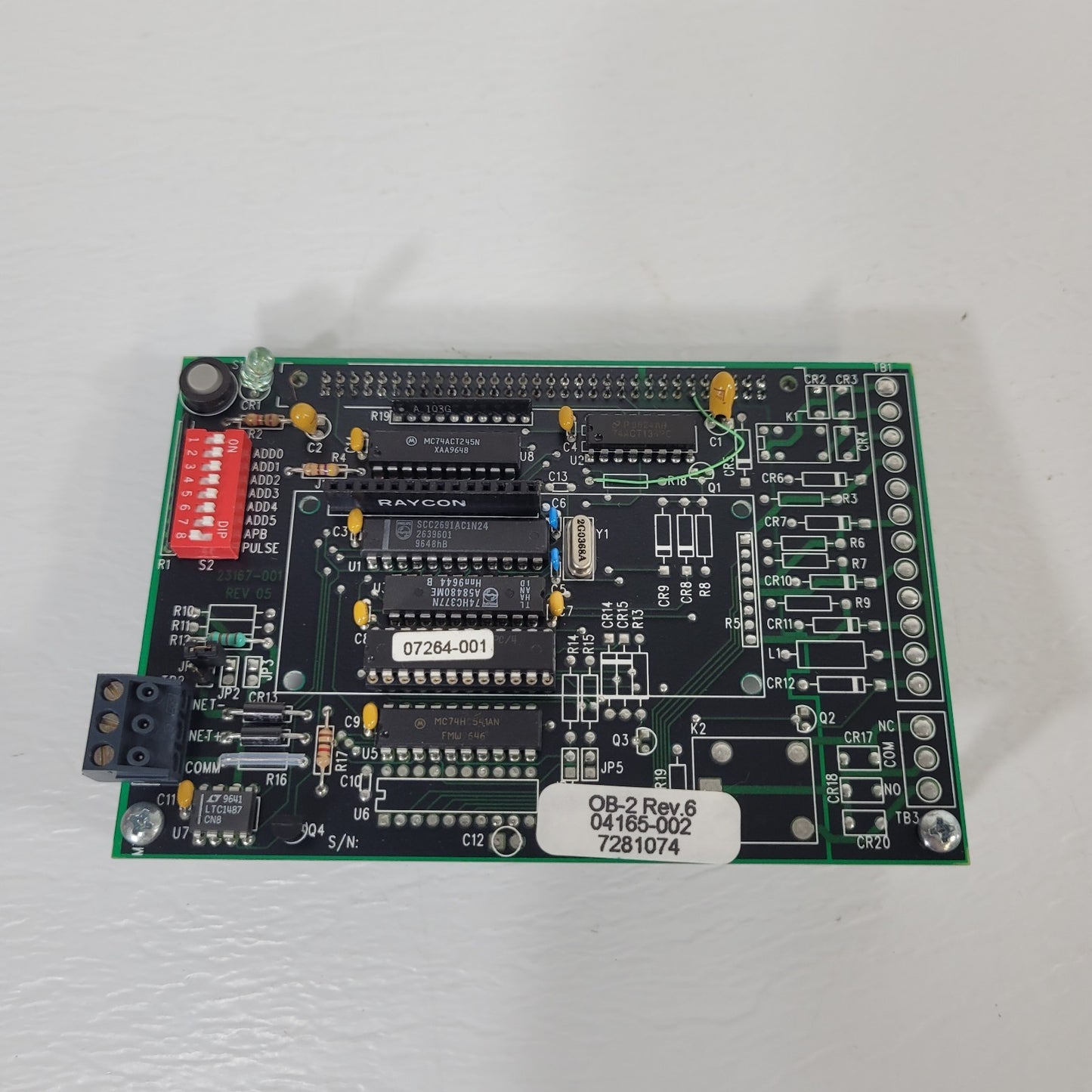 Keri Systems OB-2 Network Slave Option Board For PXL-100 Master Control System