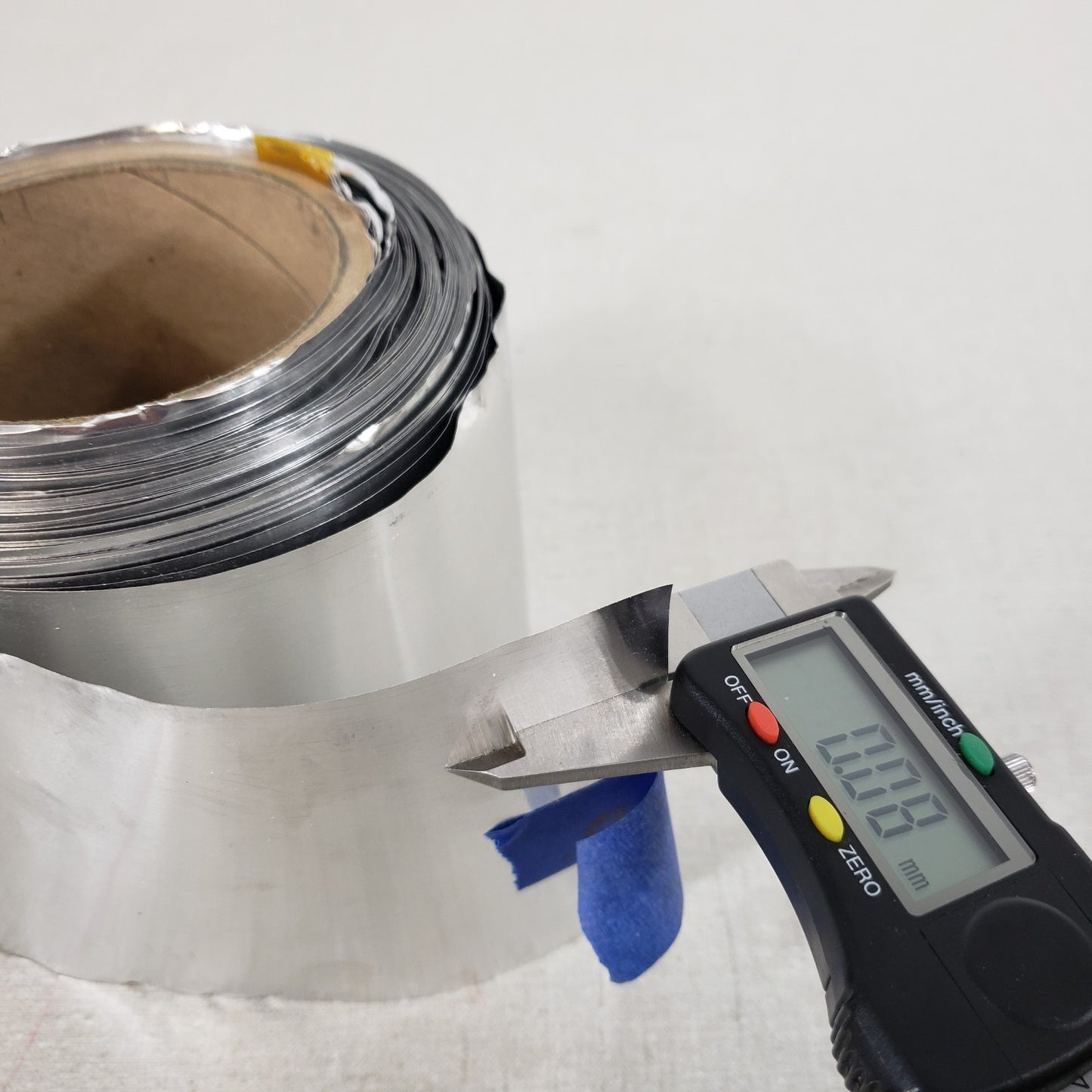 Steel Shim Stock Roll 4" x 150' 0.08mm Thick