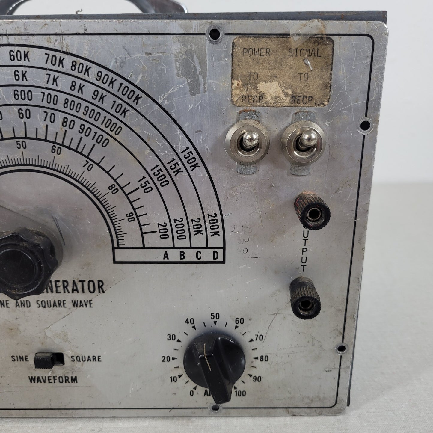 Vintage EICO 377 Sine & Square Wave Audio Generator 0-100