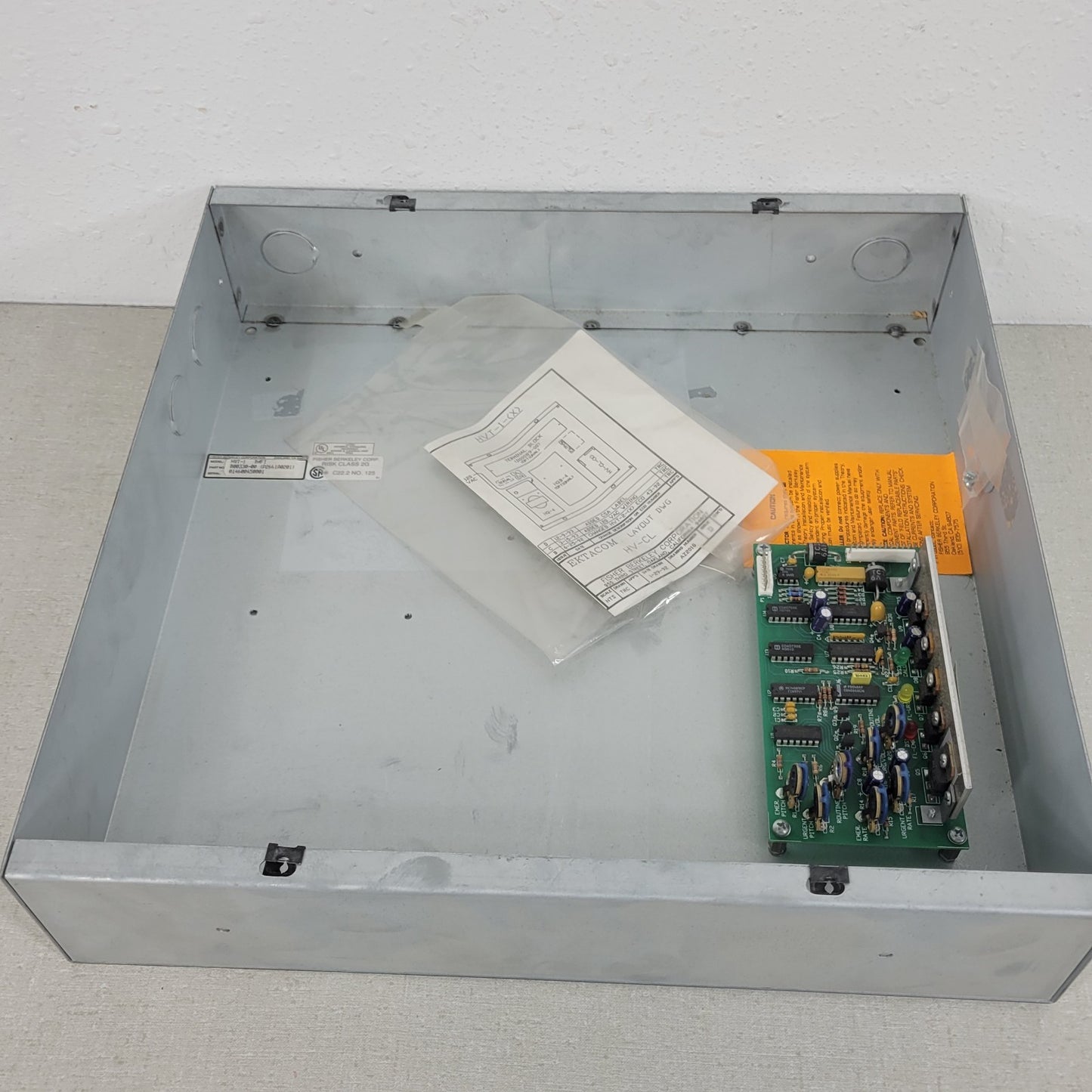 Fisher Berkely PCA-HV-CL Central Logic Board With Box Enclosure HVT-1 B00330-00