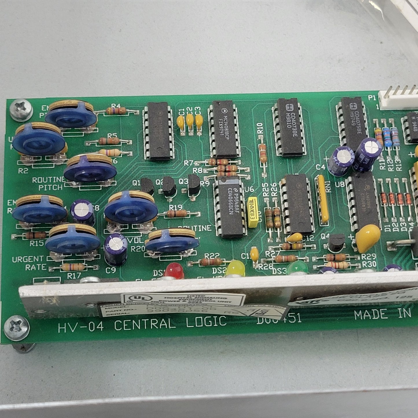 Fisher Berkely PCA-HV-CL Central Logic Board With Box Enclosure HVT-1 B00330-00