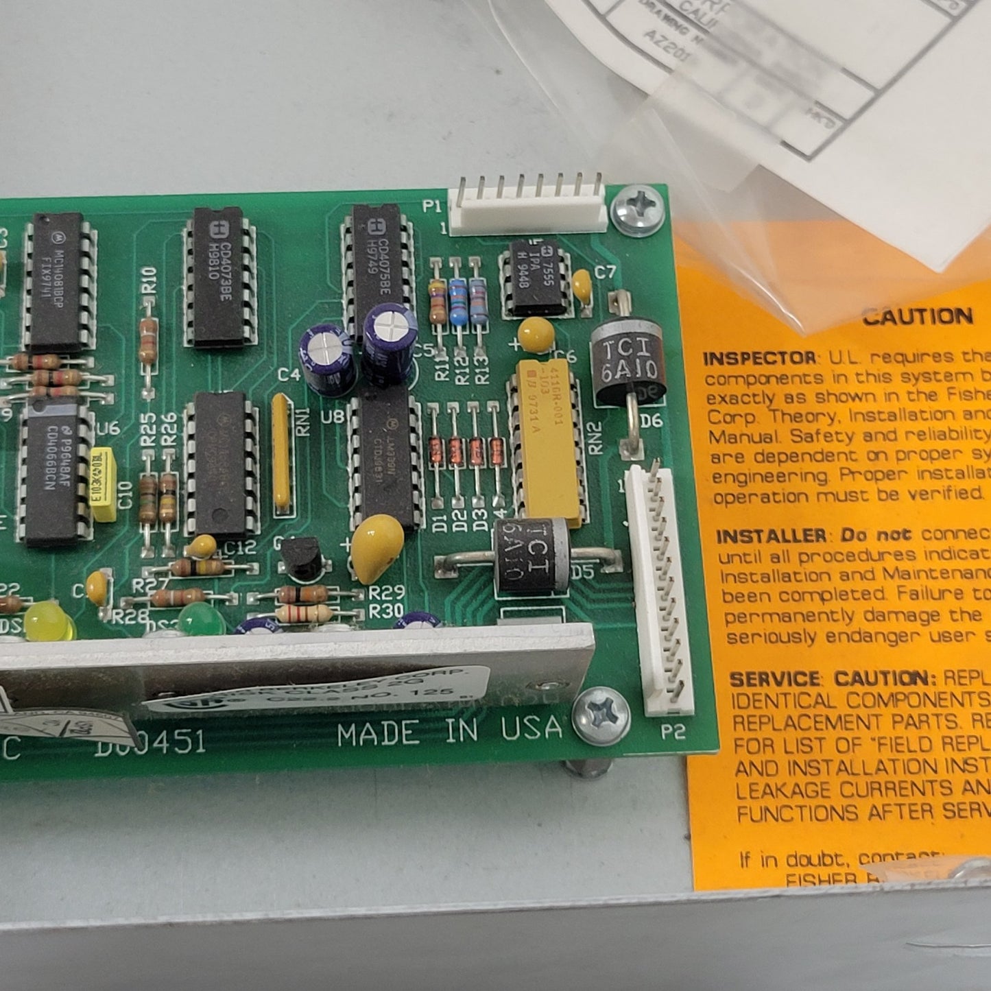 Fisher Berkely PCA-HV-CL Central Logic Board With Box Enclosure HVT-1 B00330-00