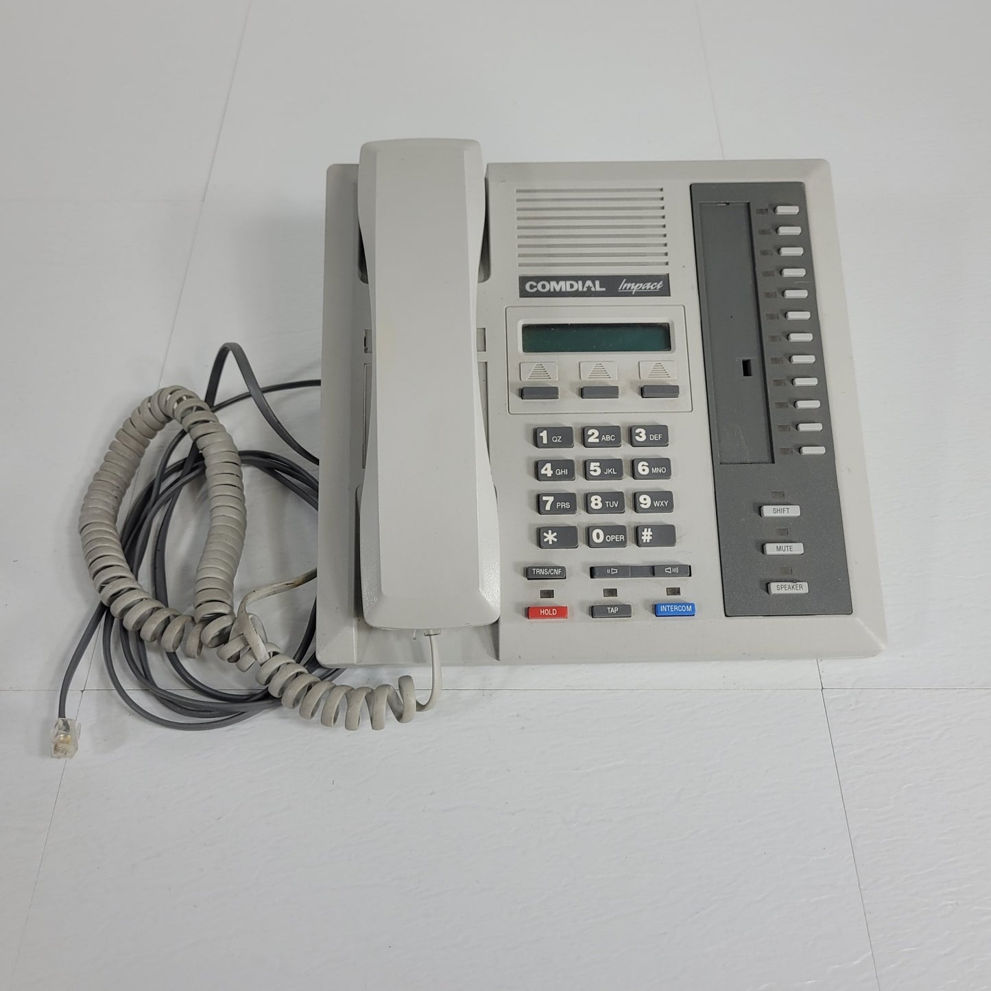 Comdial 8012S-PT Impact Platinum Grey 12 Button Digital Telephone & Speakerphone