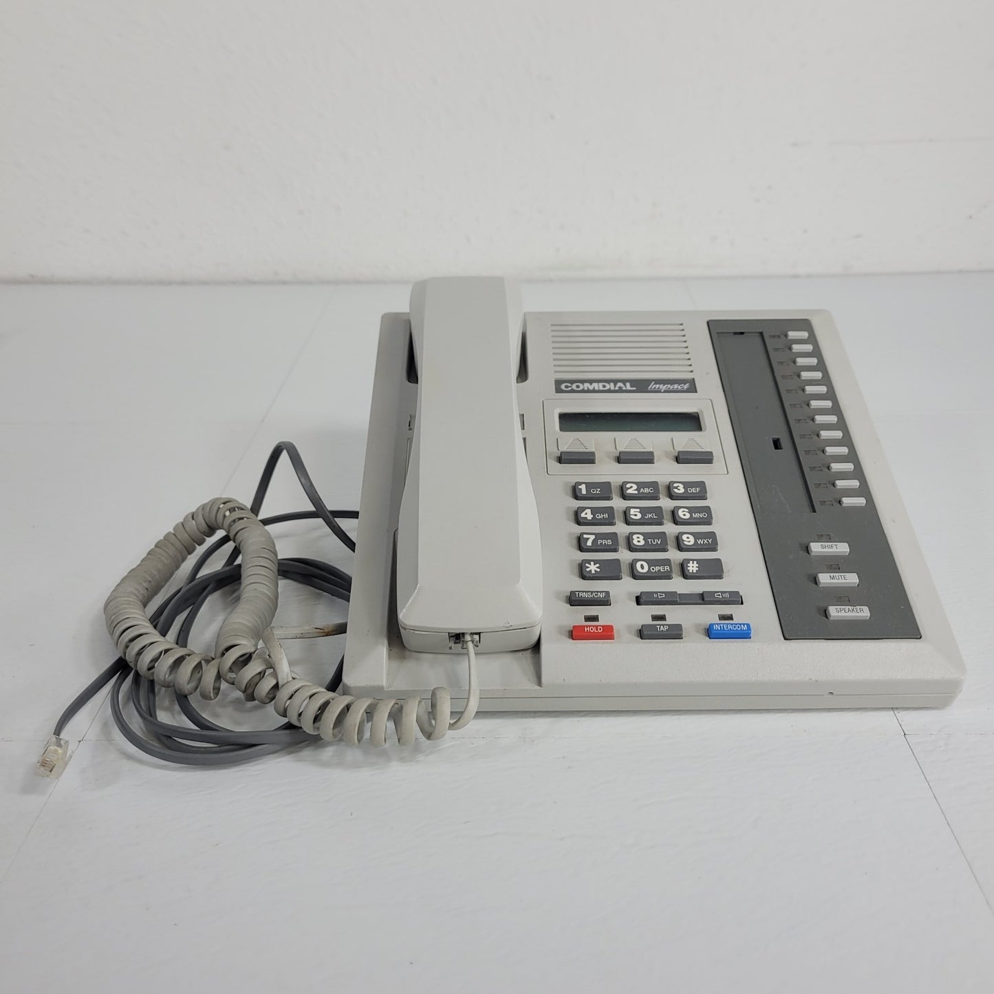 Comdial 8012S-PT Impact Platinum Grey 12 Button Digital Telephone & Speakerphone