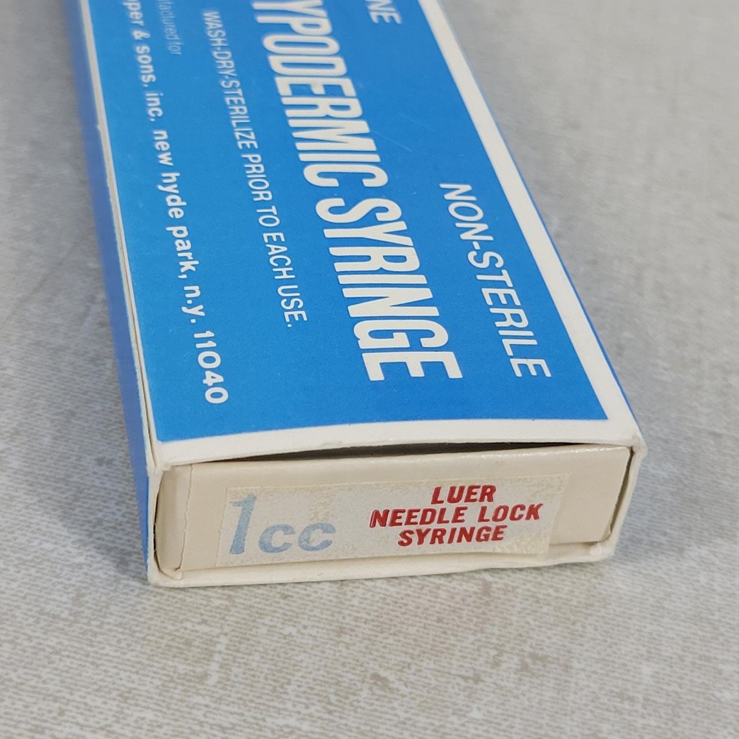 Popper and Sons Inc Perfektum 1CC 0580 Luer Lock