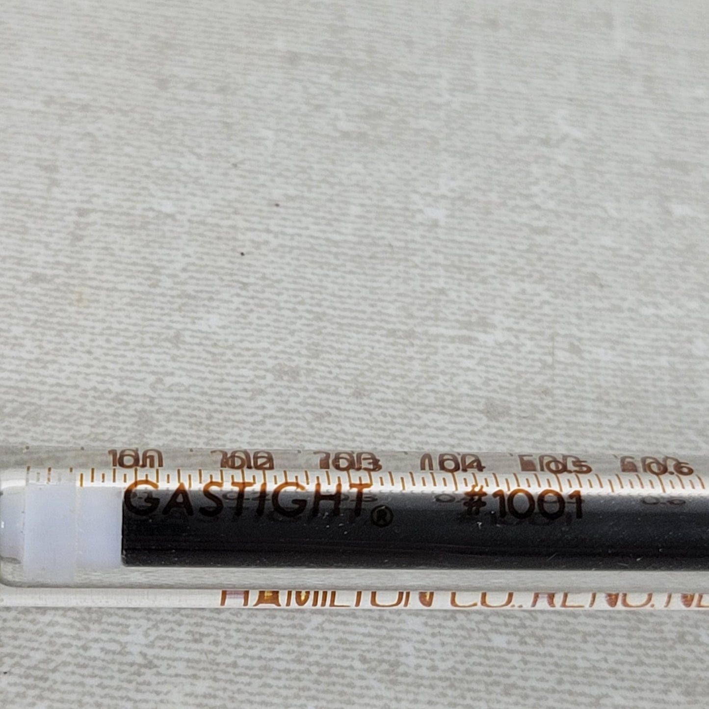 Hamilton Co 1001 1mL Removable Gastight Borosilicate Glass Plunger