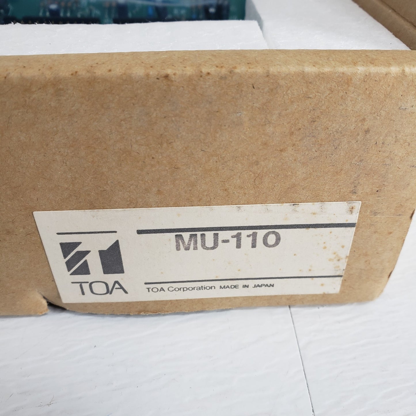 TOA MU-100 Printed Circuit Board PCB V2.20 115-03-478-90 Amplifier Control
