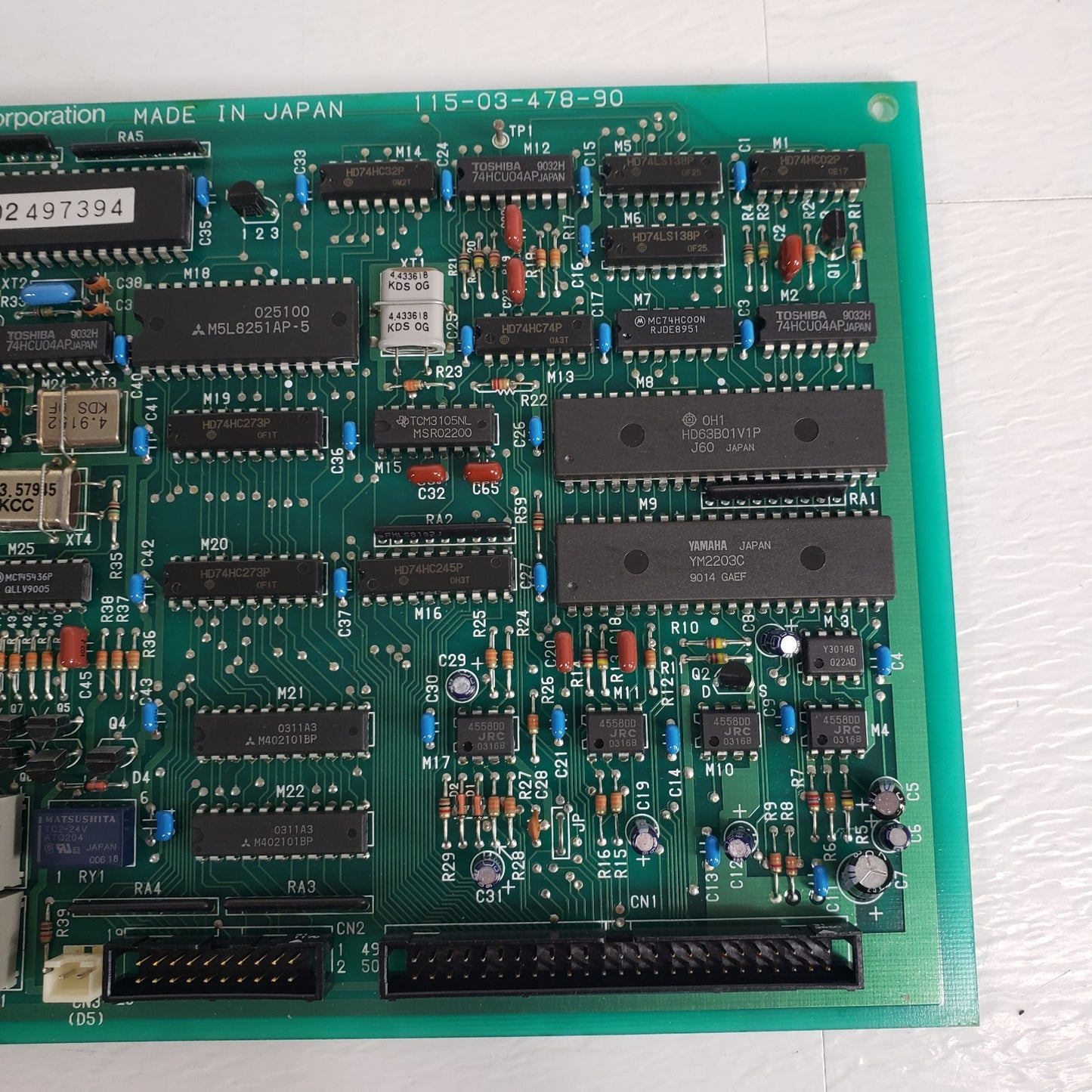 TOA MU-100 Printed Circuit Board PCB V2.20 115-03-478-90 Amplifier Control