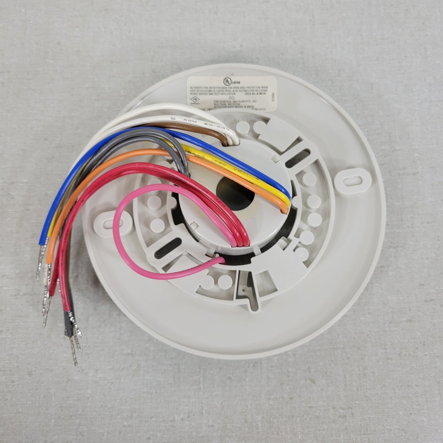 FCI 4WRB Automatic Fire Alarm Detector Base for use w/ S1064-UL Head