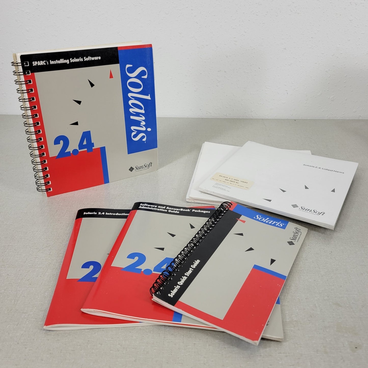 Sun Microsystems Solaris 2.4 Sparc User Installation Manuals Guides Quick Start