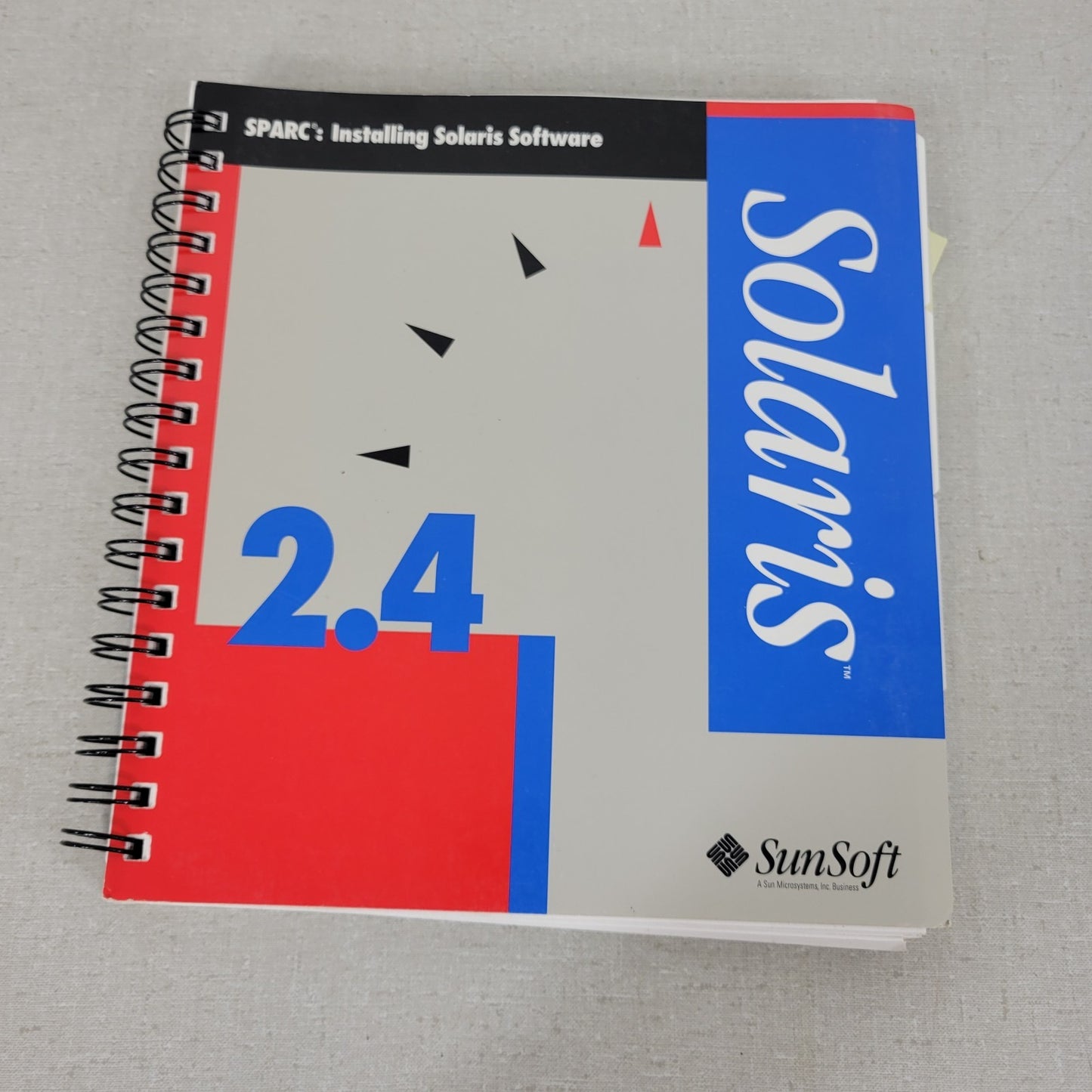 Sun Microsystems Solaris 2.4 Sparc User Installation Manuals Guides Quick Start