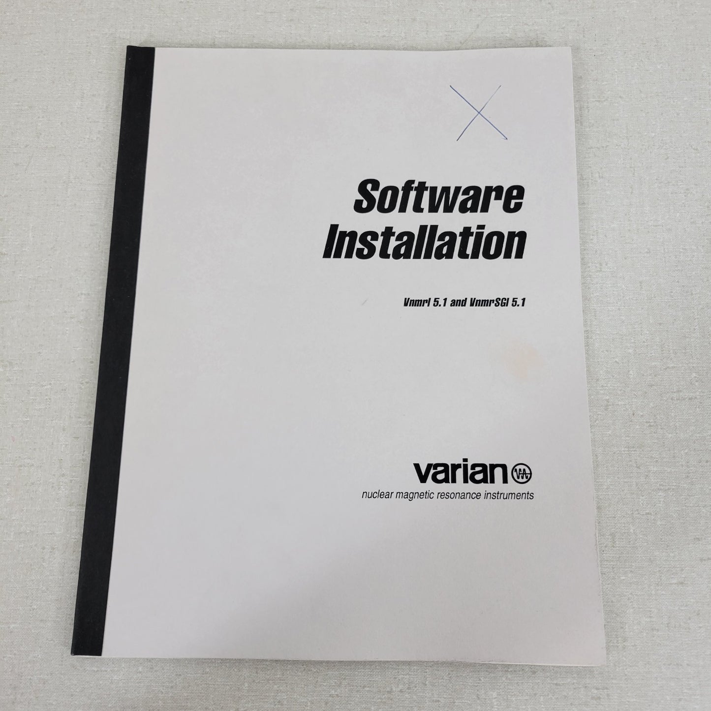 Varian NMR Nuclear Magnetic Resonance Spectrometer Manual Collection v5.1 v6.1C