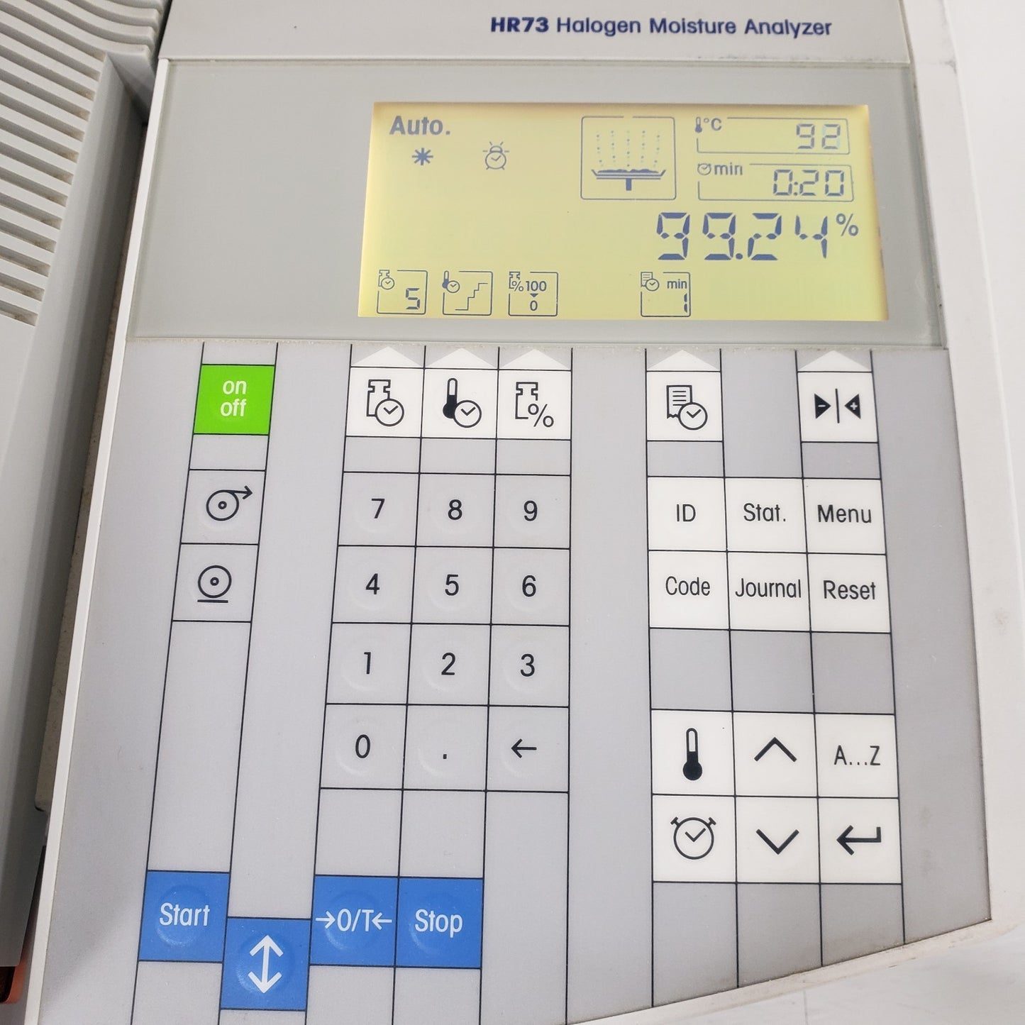 Mettler Toledo HR73-P Halogen Moisture Analyzer Sample Heater with Cable