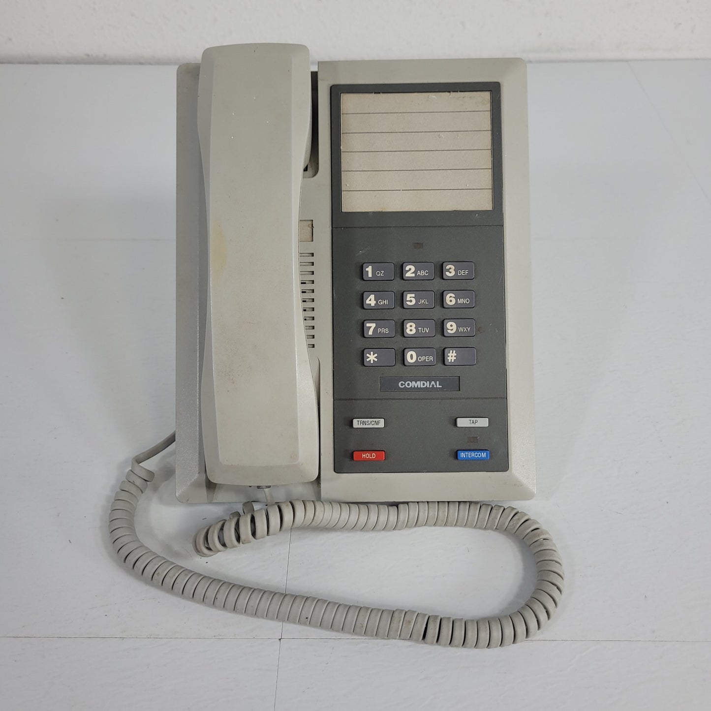 Comdial 8101N-PT Telephone Equipment Platinum Grey Classic Single Line Phone