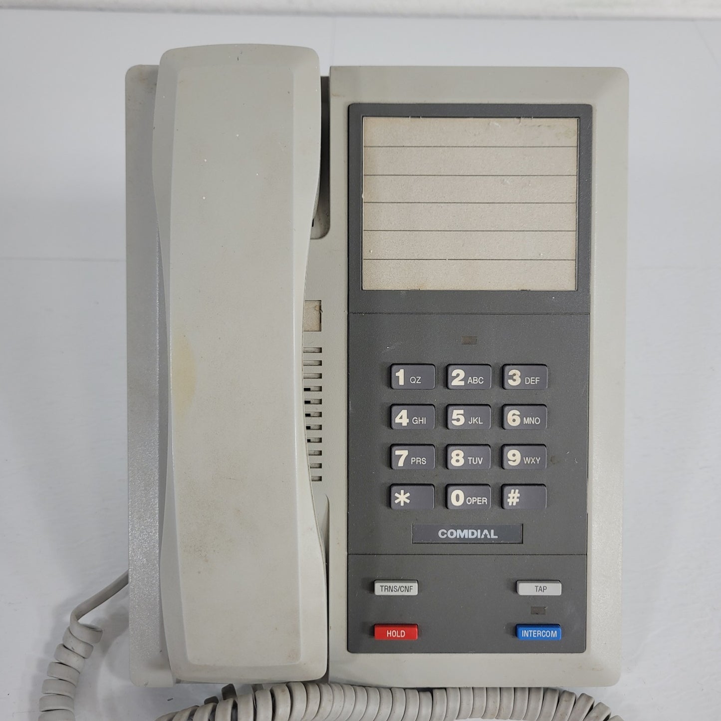 Comdial 8101N-PT Telephone Equipment Platinum Grey Classic Single Line Phone