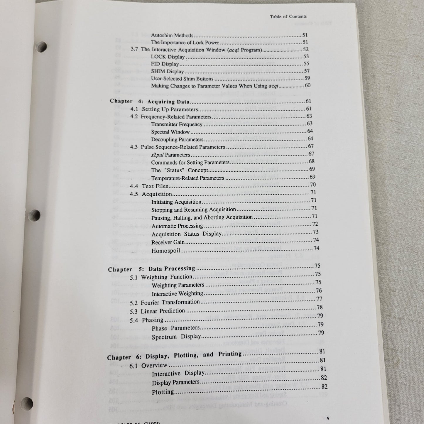 Varian NMR Spectrometer System Administration Operation Manual Rev C1189 C1090