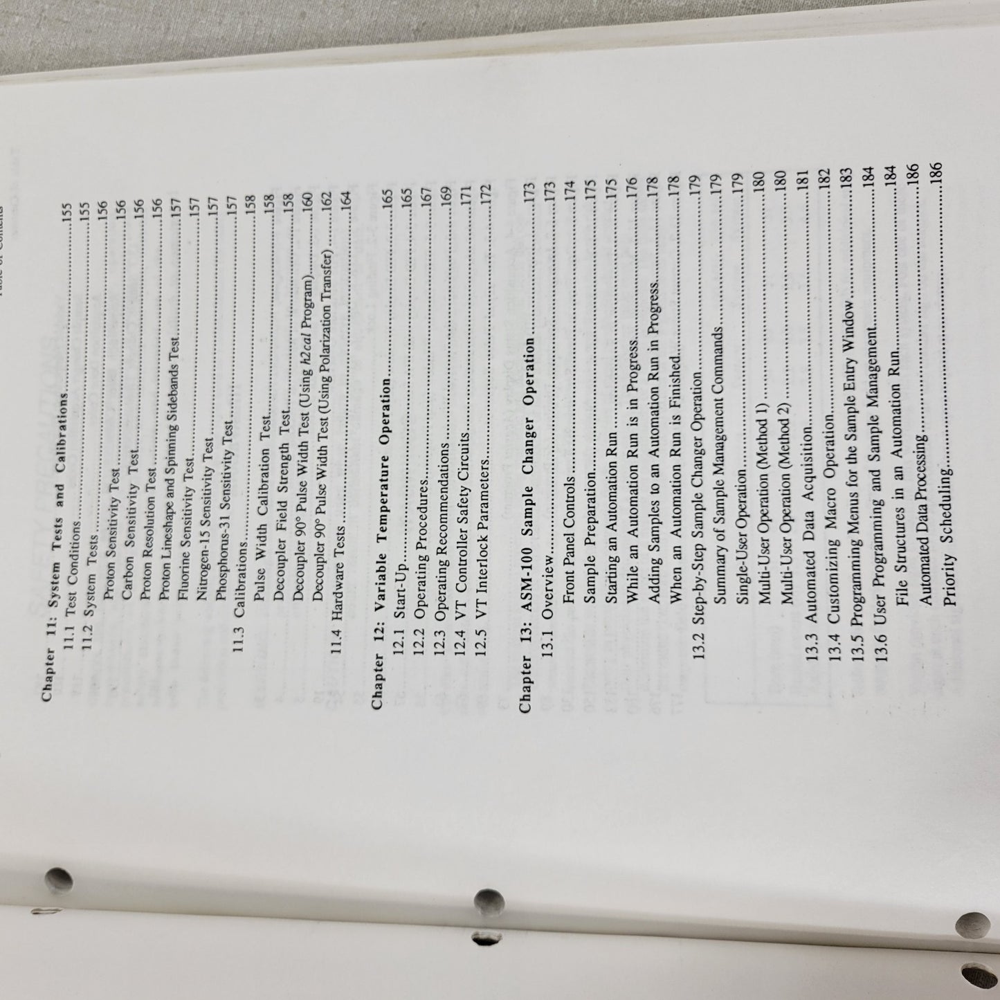 Varian NMR Spectrometer System Administration Operation Manual Rev C1189 C1090