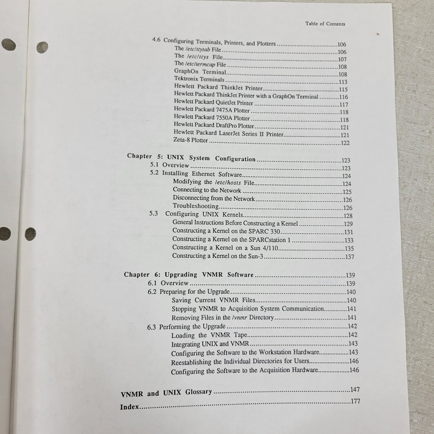 Varian NMR Spectrometer System Administration Operation Manual Rev C1189 C1090