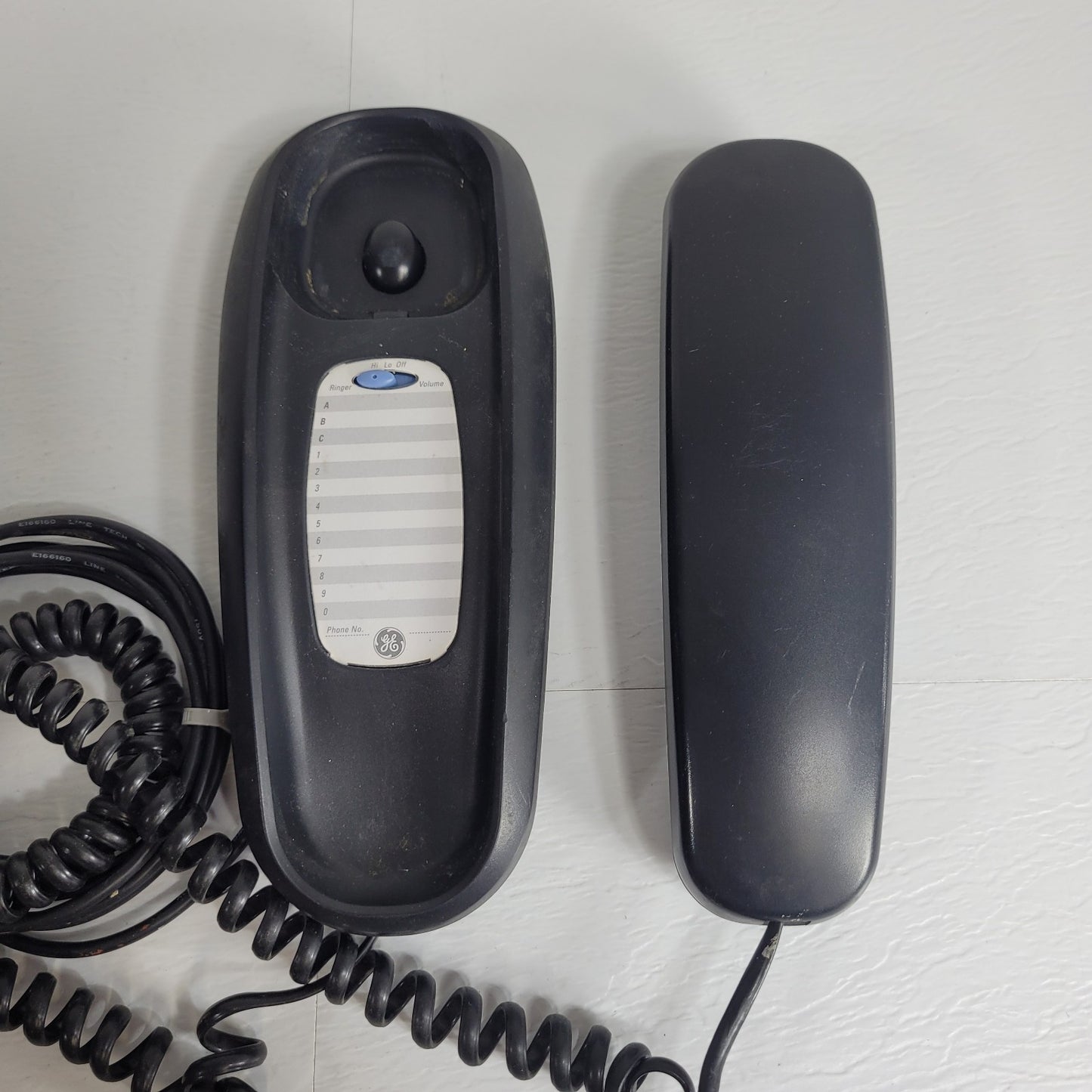 General Electric 29255GE2-B Memory Phone Black Corded Wall Mount 3027RB