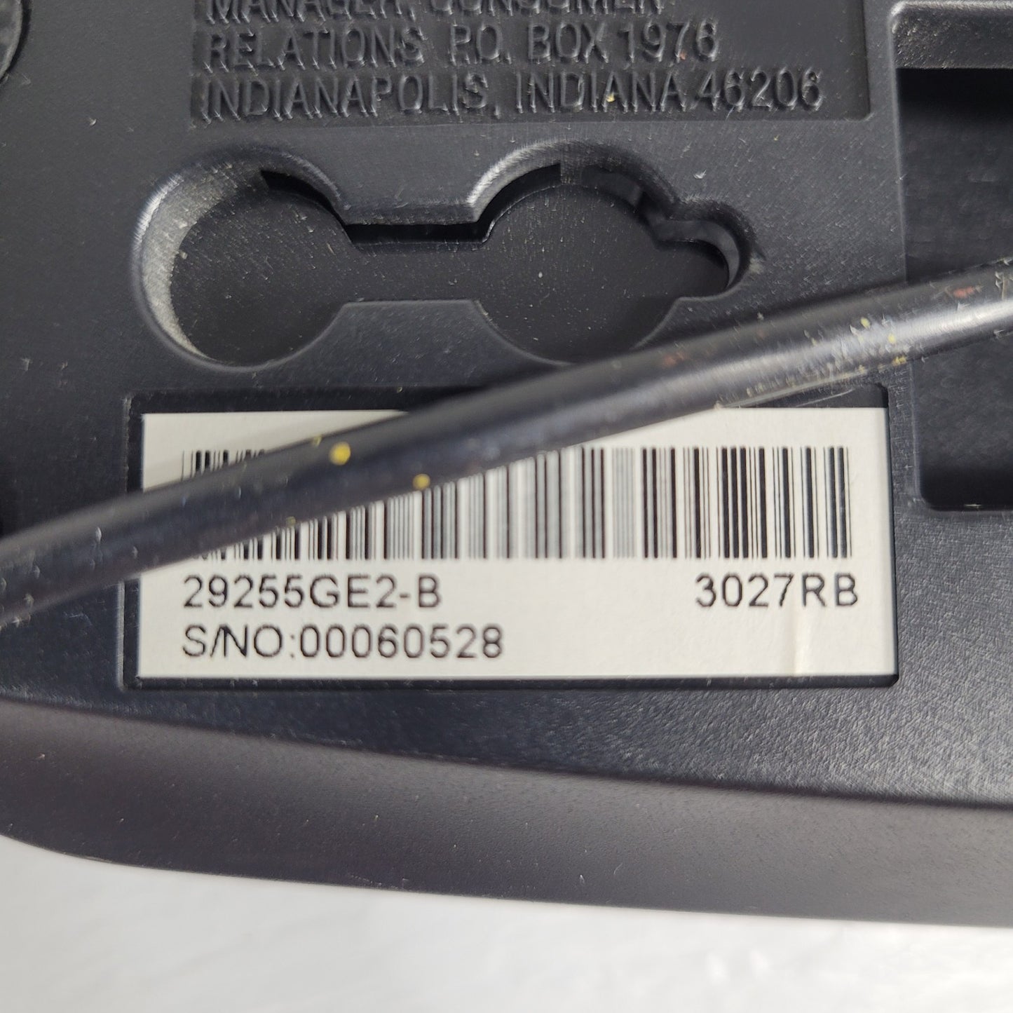 General Electric 29255GE2-B Memory Phone Black Corded Wall Mount 3027RB