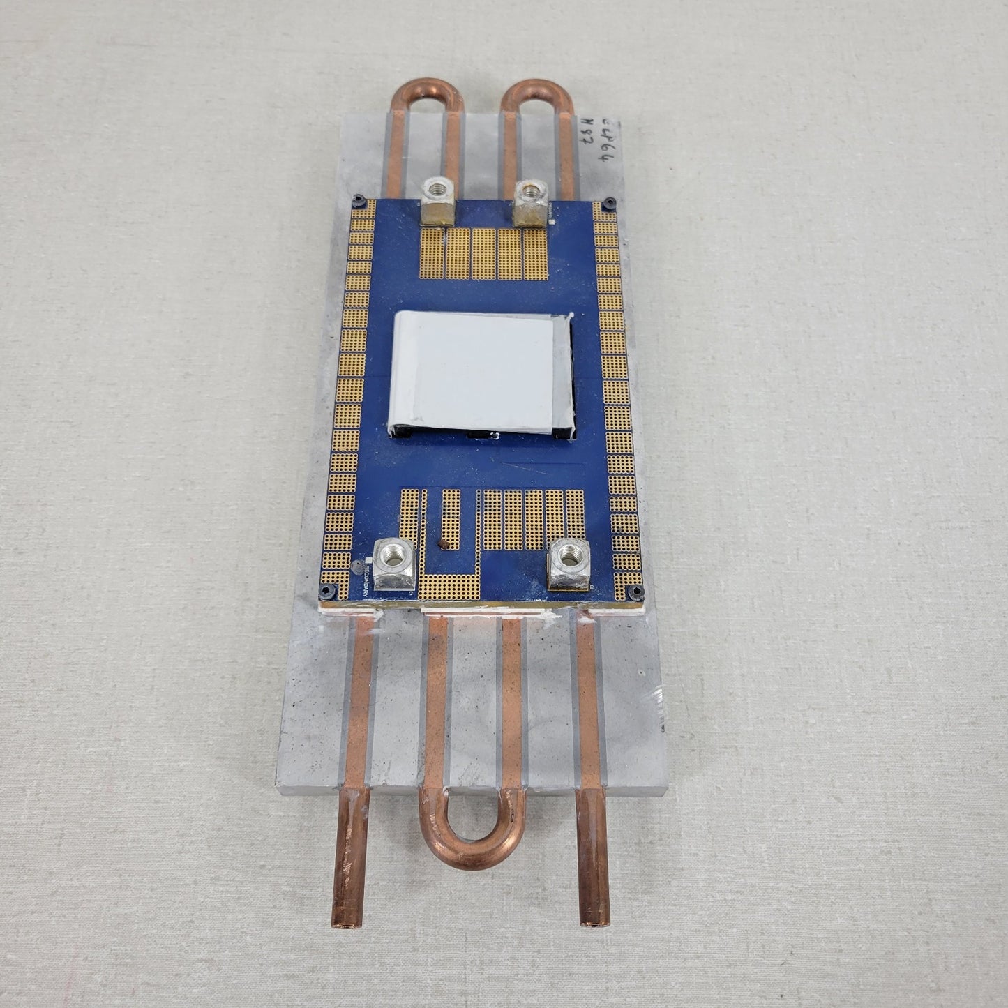 DAB 1:1.5 Transformer ELP64 Water Cooled Heatsink made at CU Boulder 2019