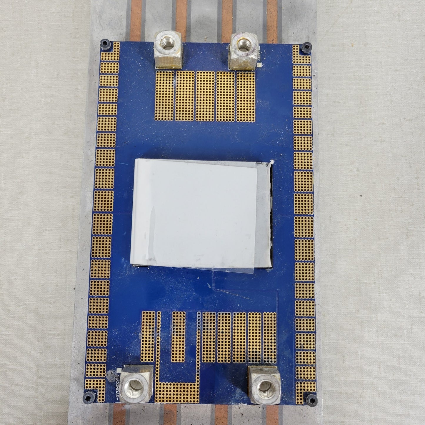 DAB 1:1.5 Transformer ELP64 Water Cooled Heatsink made at CU Boulder 2019