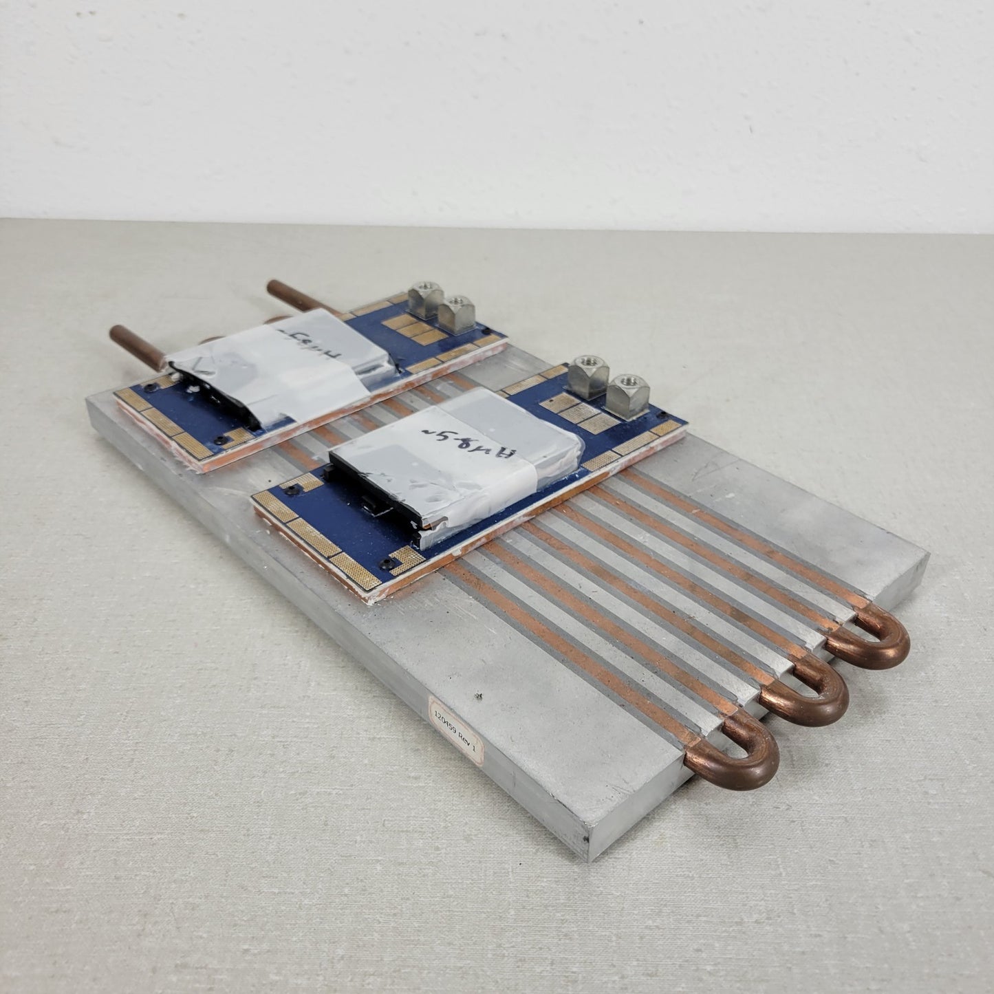 Dual Half Bridge Inductor ELP58 Water Cooled Heatsink made at CU Boulder 2019