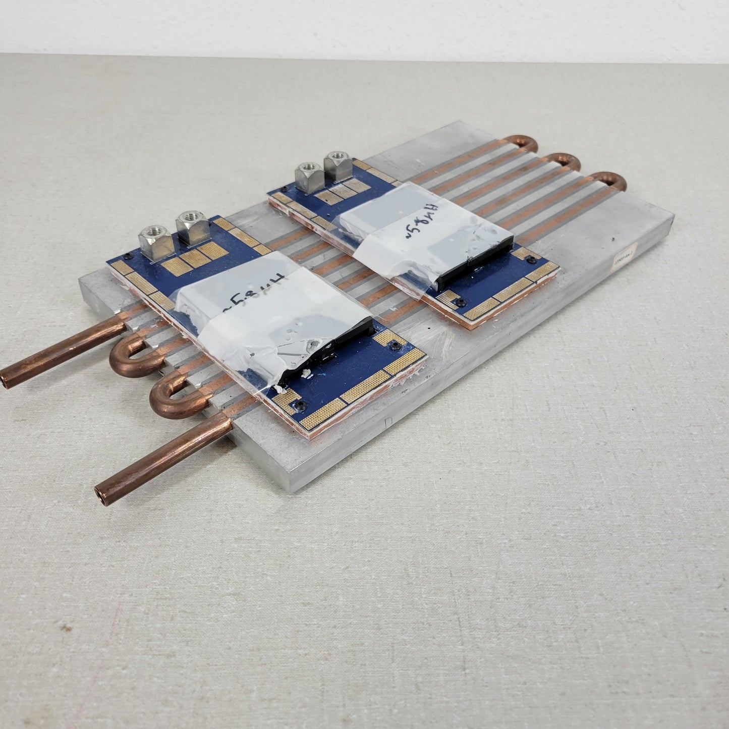 Dual Half Bridge Inductor ELP58 Water Cooled Heatsink made at CU Boulder 2019