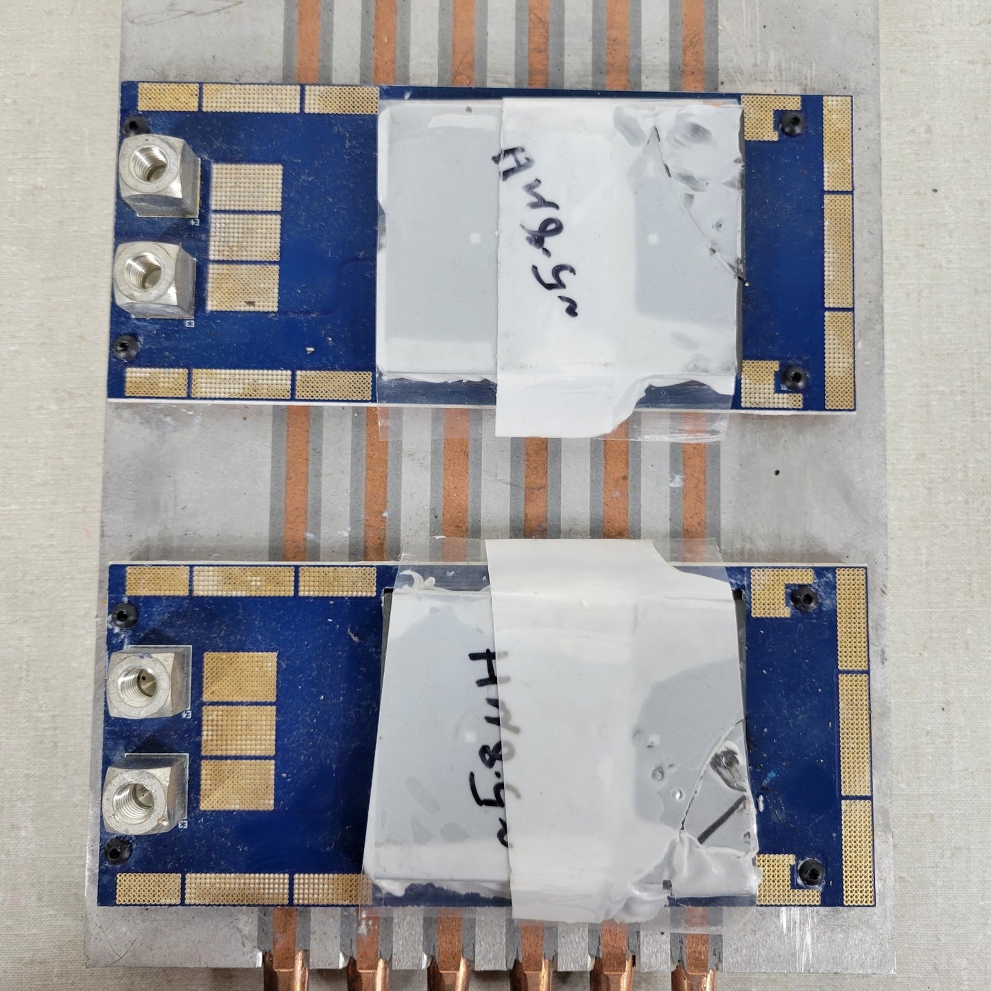 Dual Half Bridge Inductor ELP58 Water Cooled Heatsink made at CU Boulder 2019
