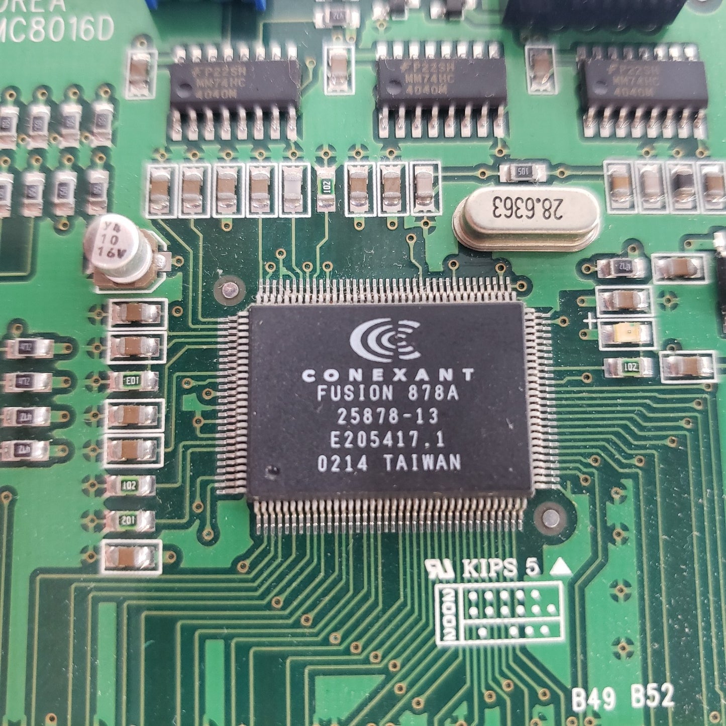 Kodicom KMC8016D REV A Machine Vision Multi BNC PCI Expansion Card Automation