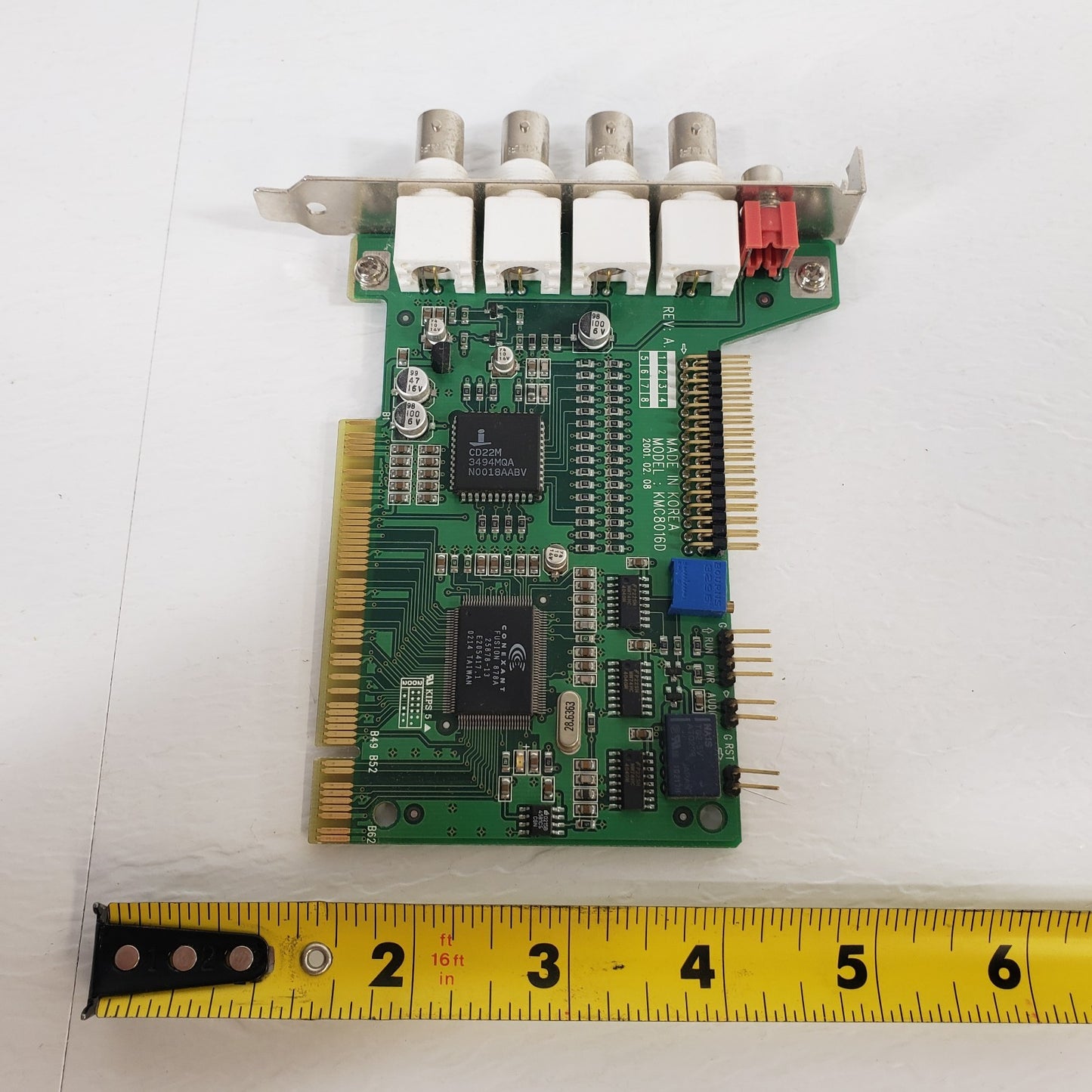 Kodicom KMC8016D REV A Machine Vision Multi BNC PCI Expansion Card Automation