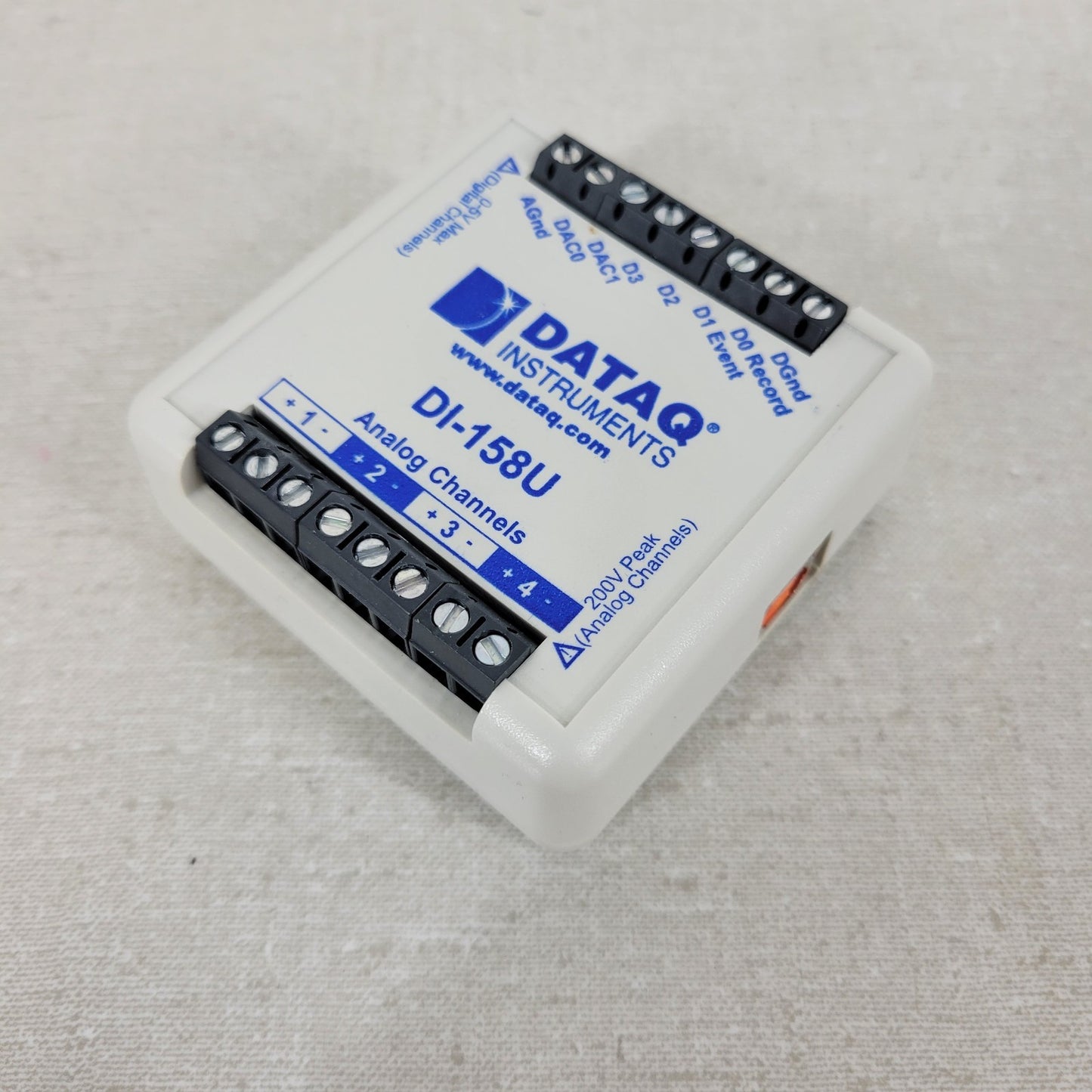 DataQ Instruments DI-158U DAC Isolator Analog USB and Installation Manual CD