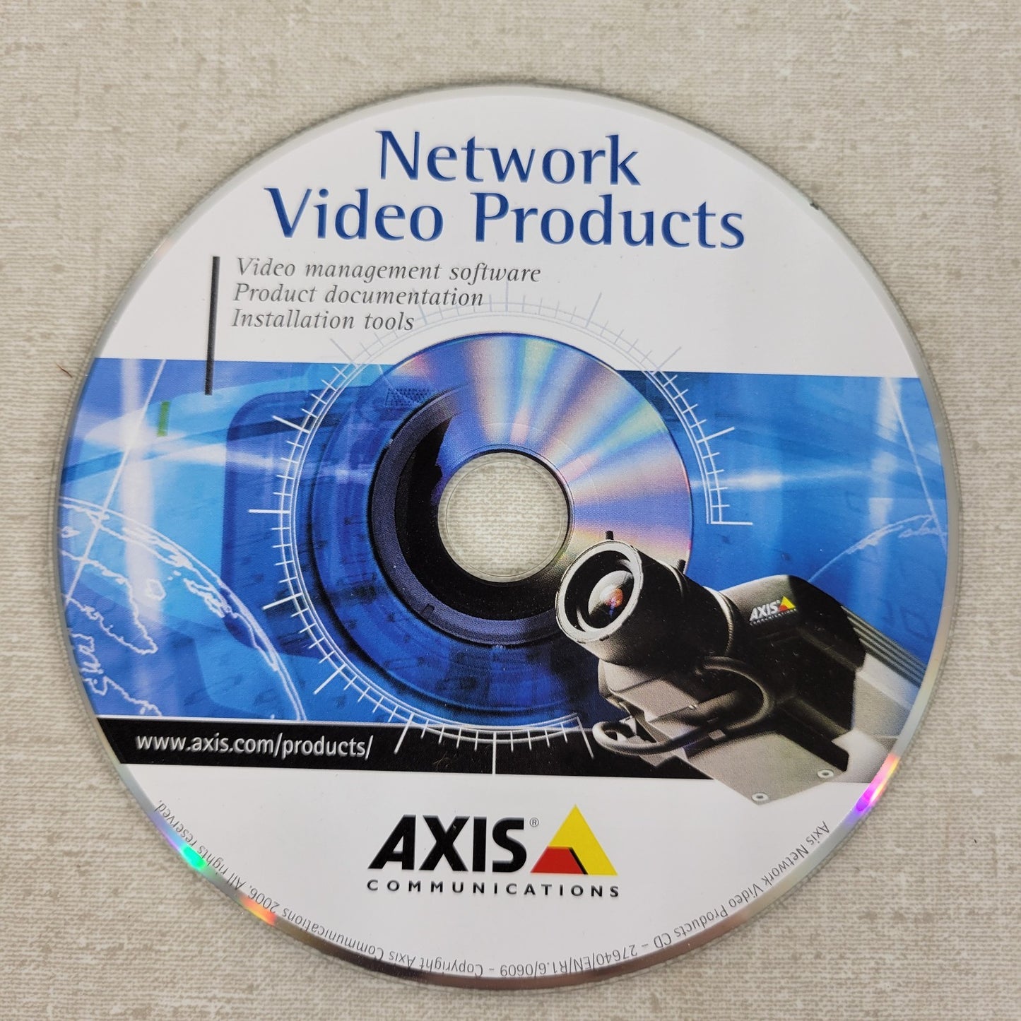 Axis Communications Network Video Products Software Documentation and Tools CD