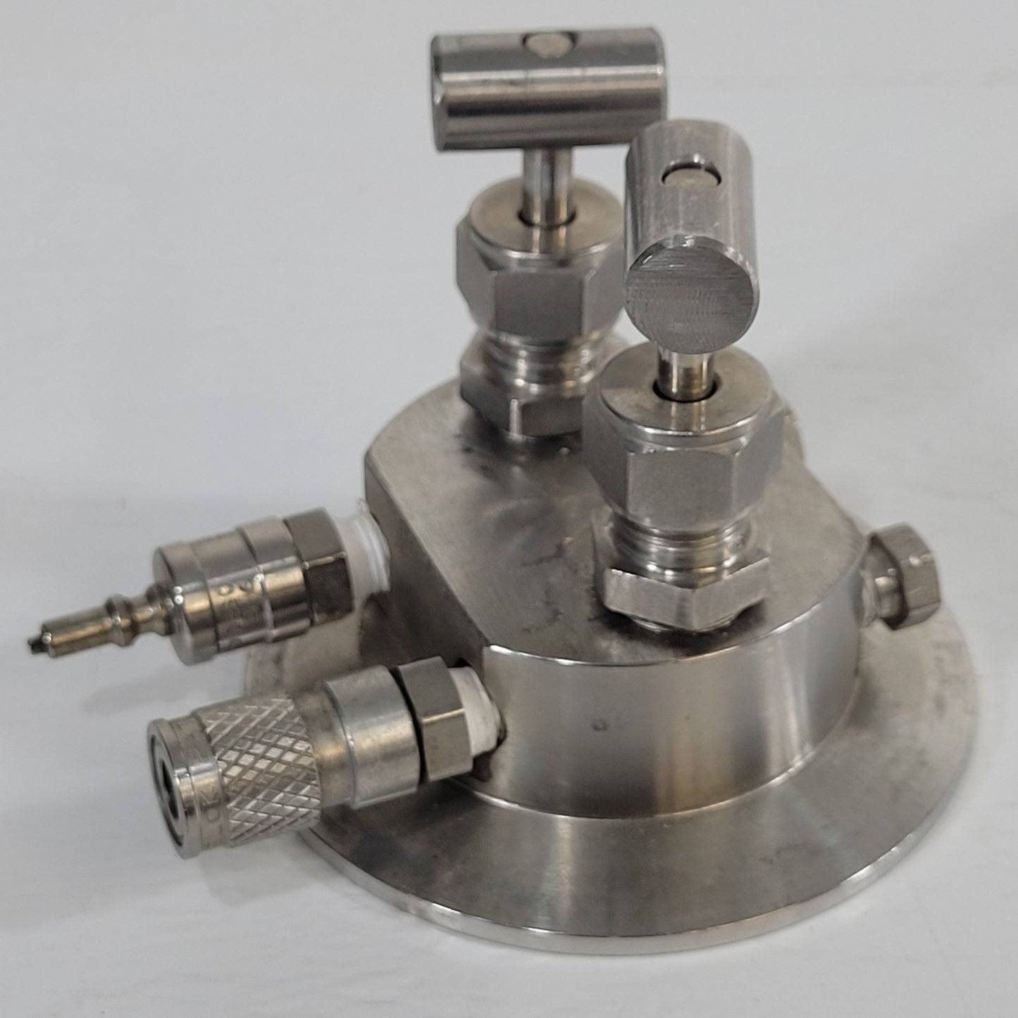 Swagelok Needle Valve Manifold KF50 NW50 Manual Gas Adapters Stainless Steel