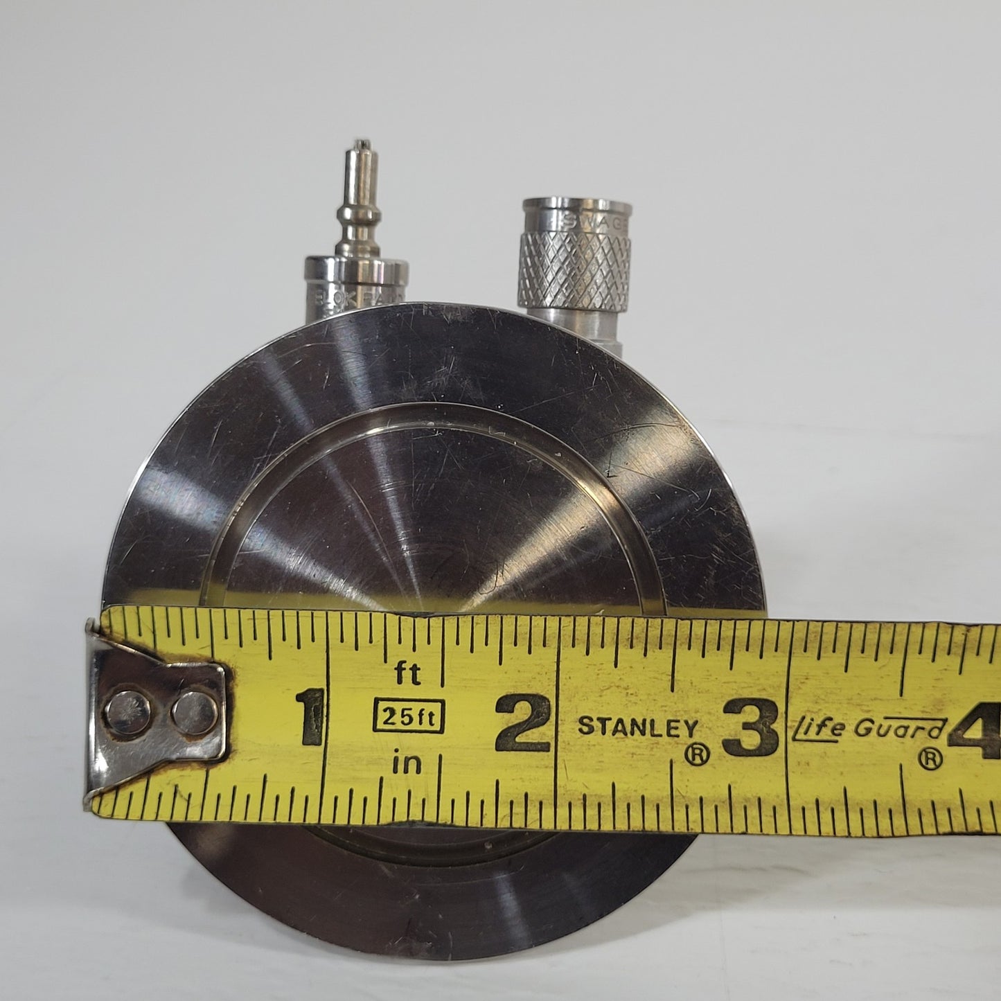 Swagelok Needle Valve Manifold KF50 NW50 Manual Gas Adapters Stainless Steel