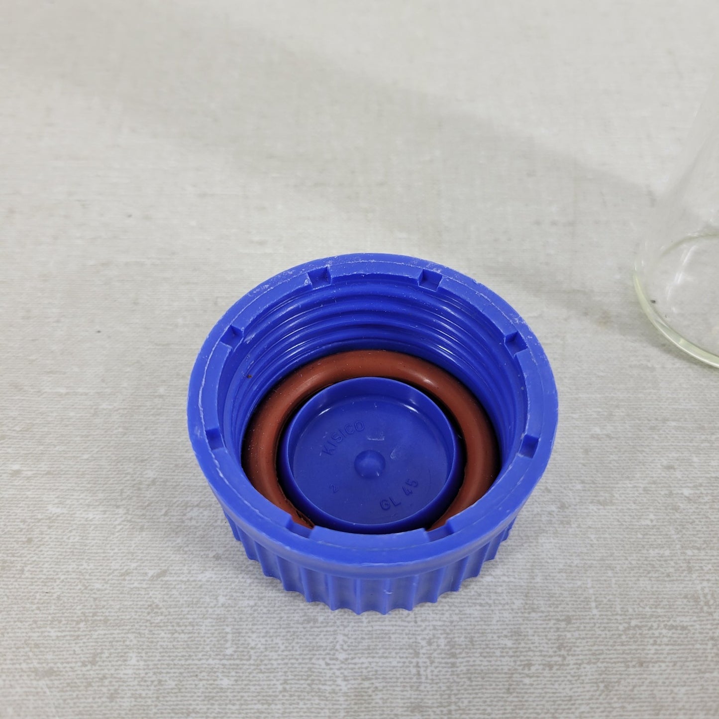 Pyrex 200mL Hybridization Tube Bottle with GL45 Screw-On Lid Flat Bottom