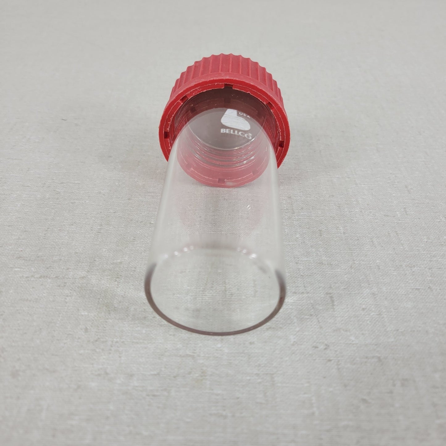 Bellco Glass Hybridization Tube Bottle with GL45 Screw-On Lid 200°C Max