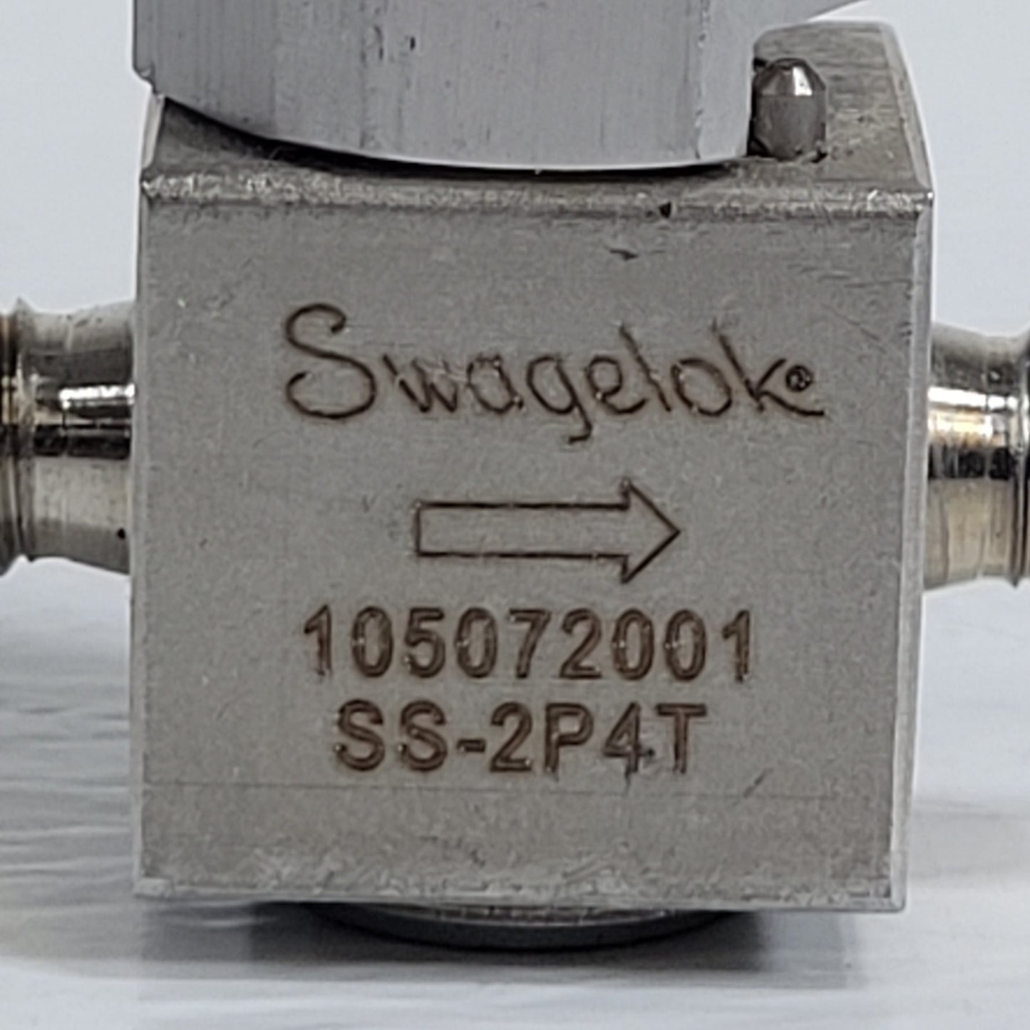 Swagelok SS-P24T 1/8" Quarter Turn Plug Stainless Steel High Vacuum Valve