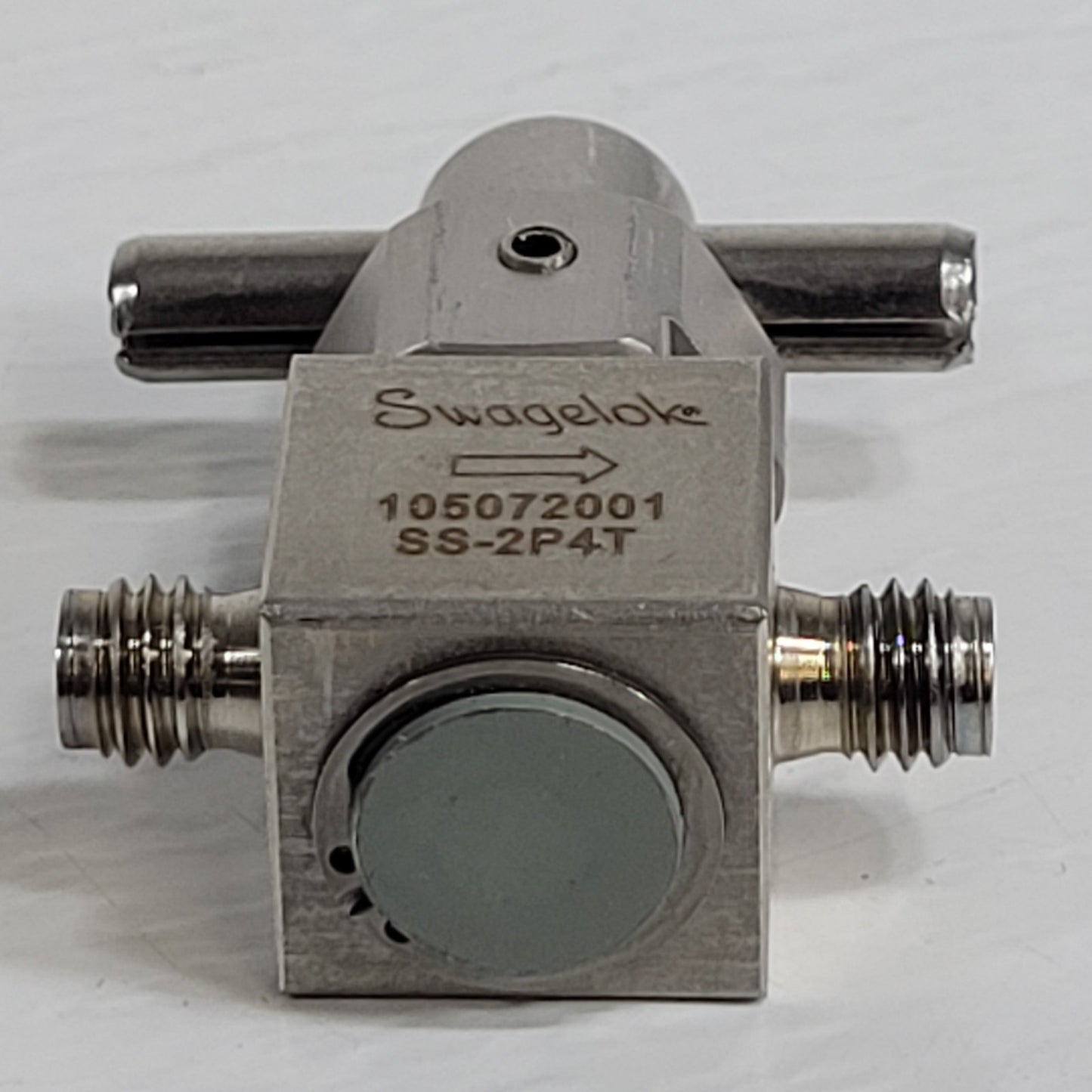 Swagelok SS-P24T 1/8" Quarter Turn Plug Stainless Steel High Vacuum Valve